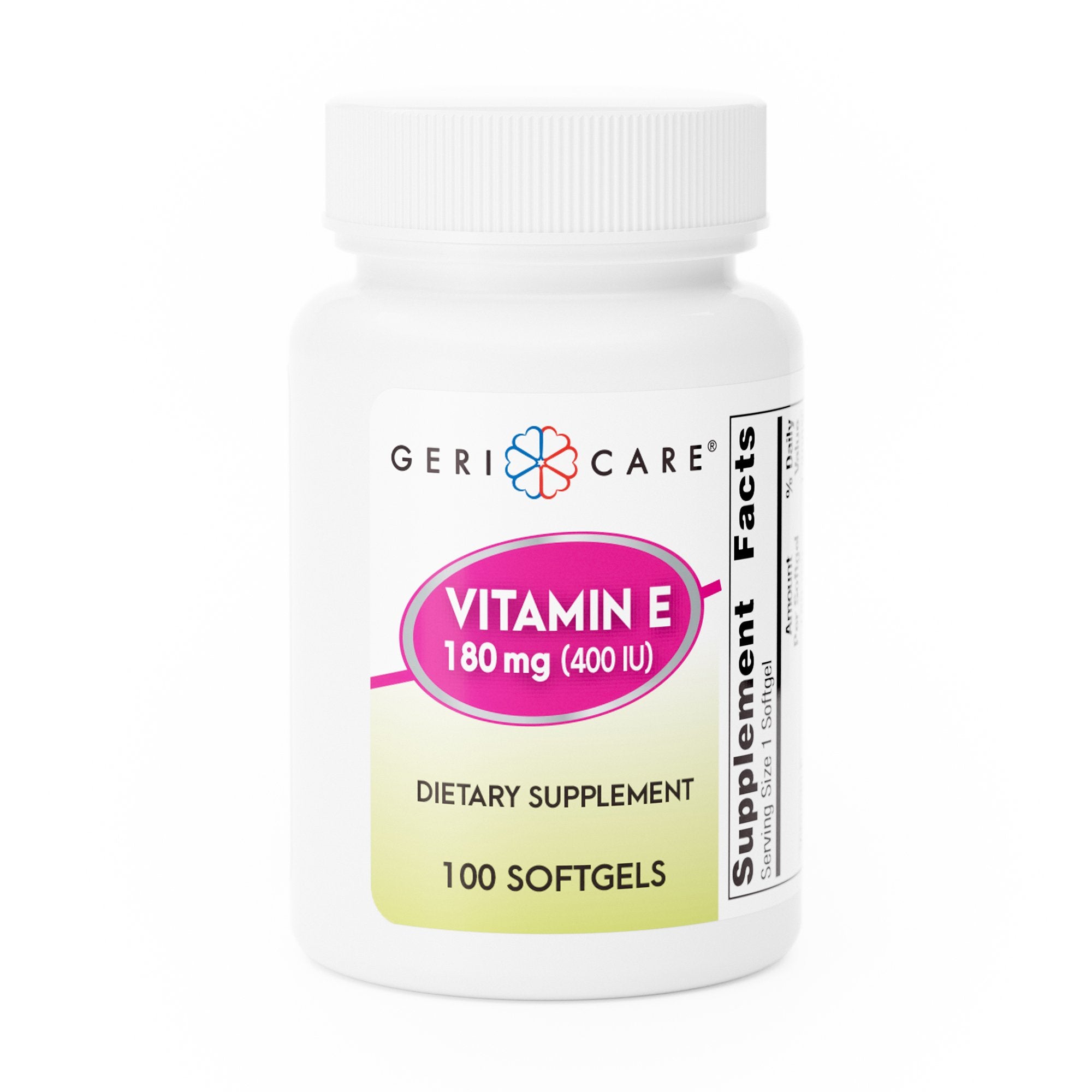 Vitamin Supplement Geri-Care® Vitamin E 400 IU Strength Softgel 100 per Bottle - image 2