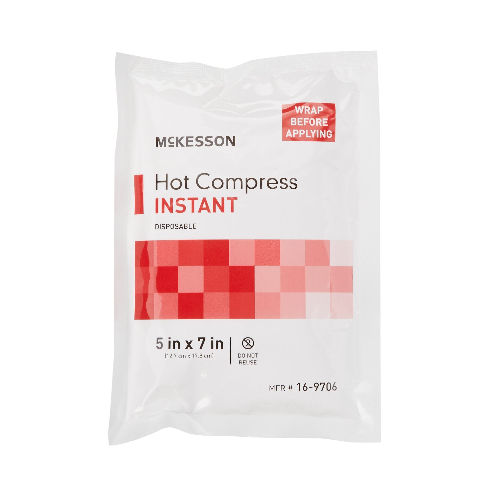 McKesson Instant Hot Pack 5x7" - General Purpose Heat Therapy (24 Units)