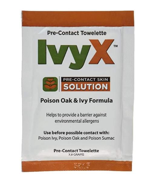 Itch Relief IvyX™ Pre-Contact Towelette 25 per Box Individual Packet