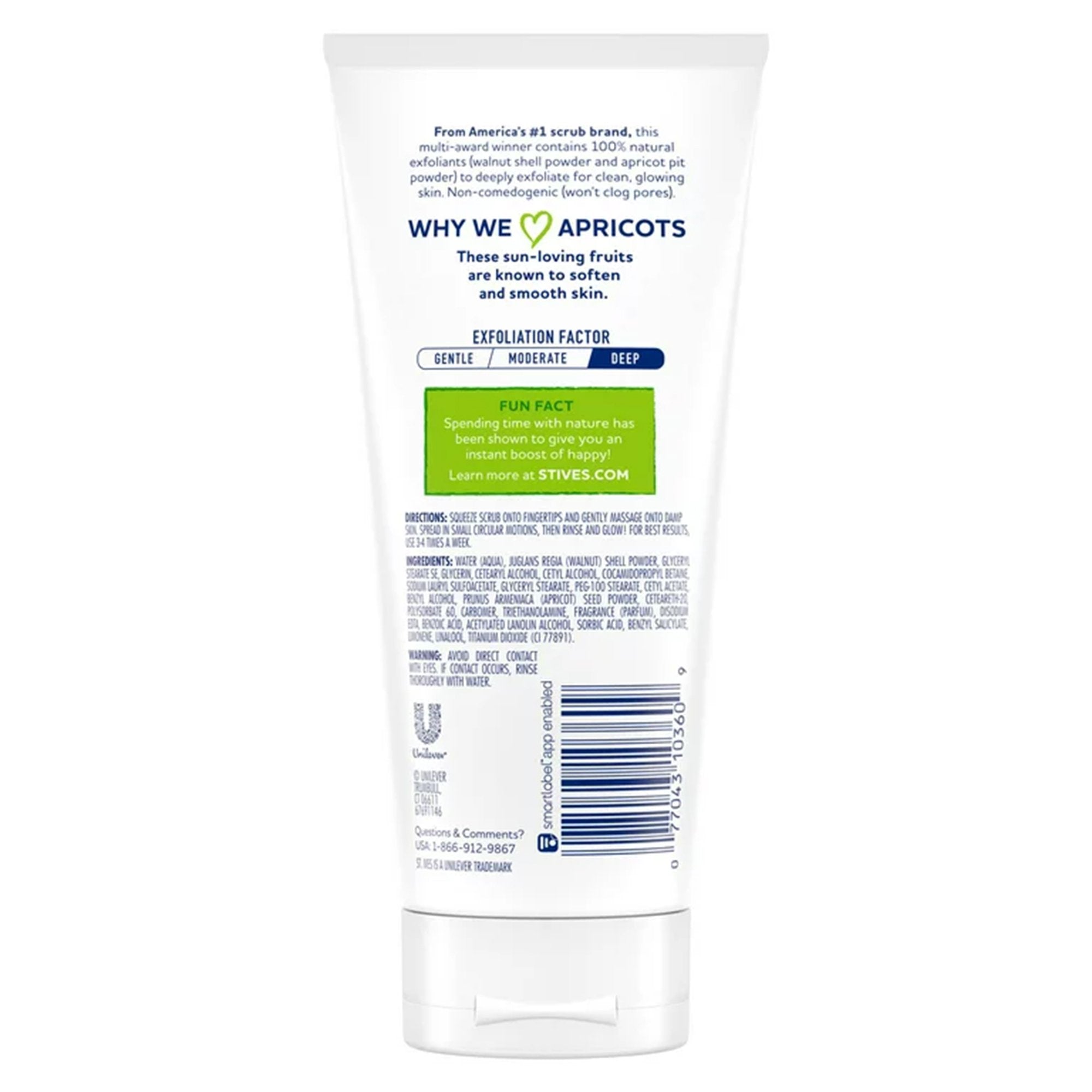 Facial Cleanser St. Ives® Fresh Skin Scrub 6 oz. Tube Apricot Scent - image 2