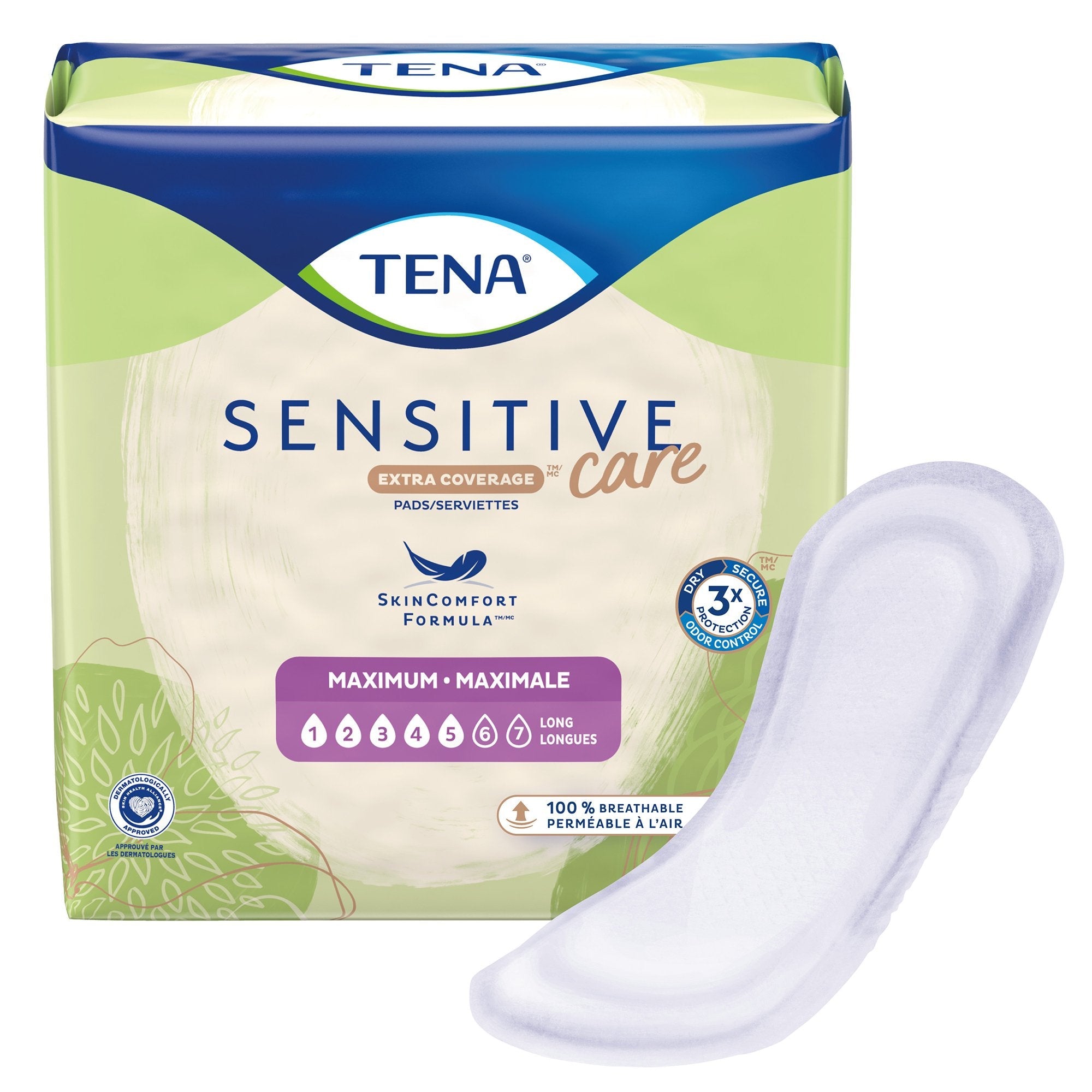 Tena® Intimates™ Heavy Long Bladder Control Pad, 15-Inch Length (117 Units)