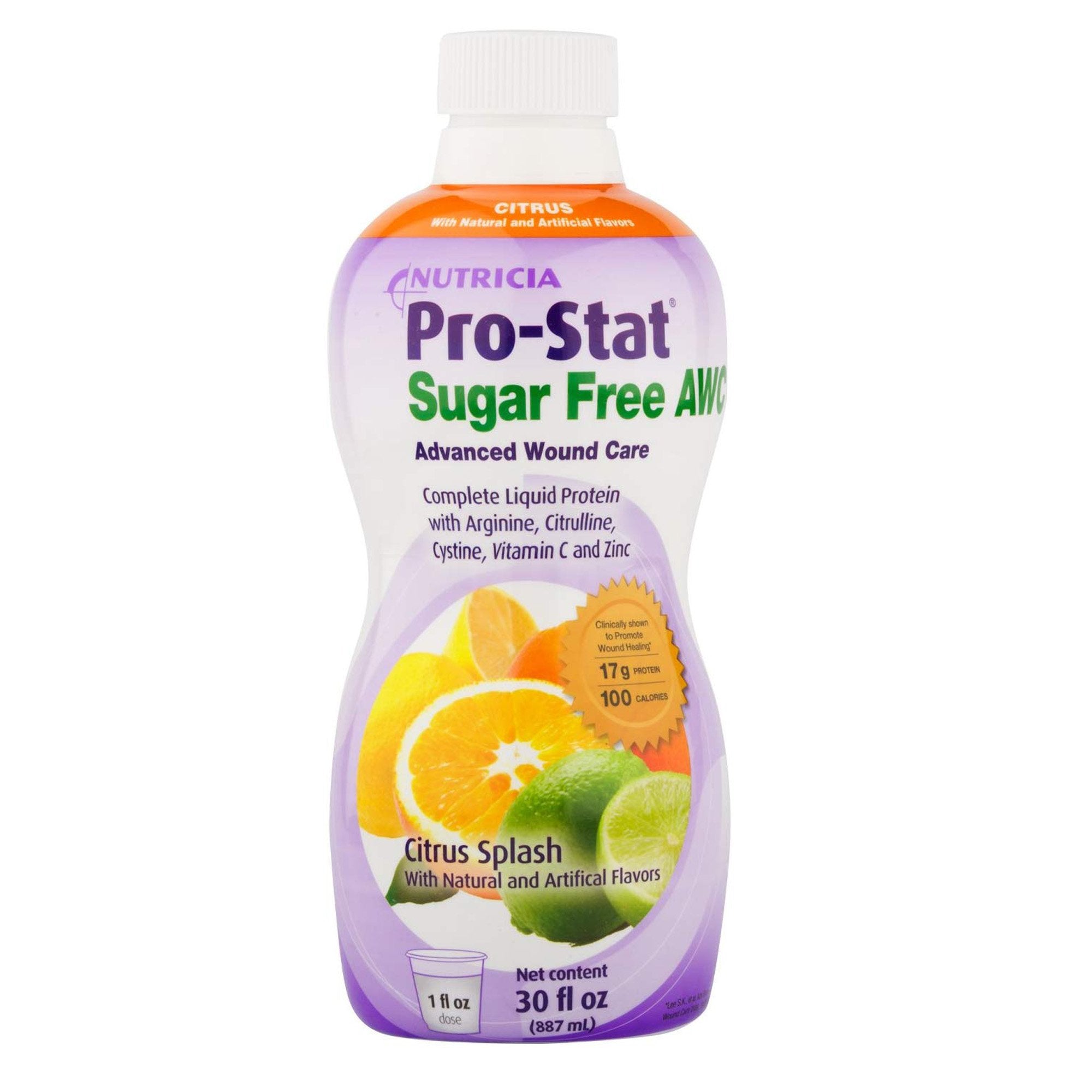 Pro-Stat® Sugar Free AWC Citrus Splash Complete Liquid Protein, 30-ounce Bottle