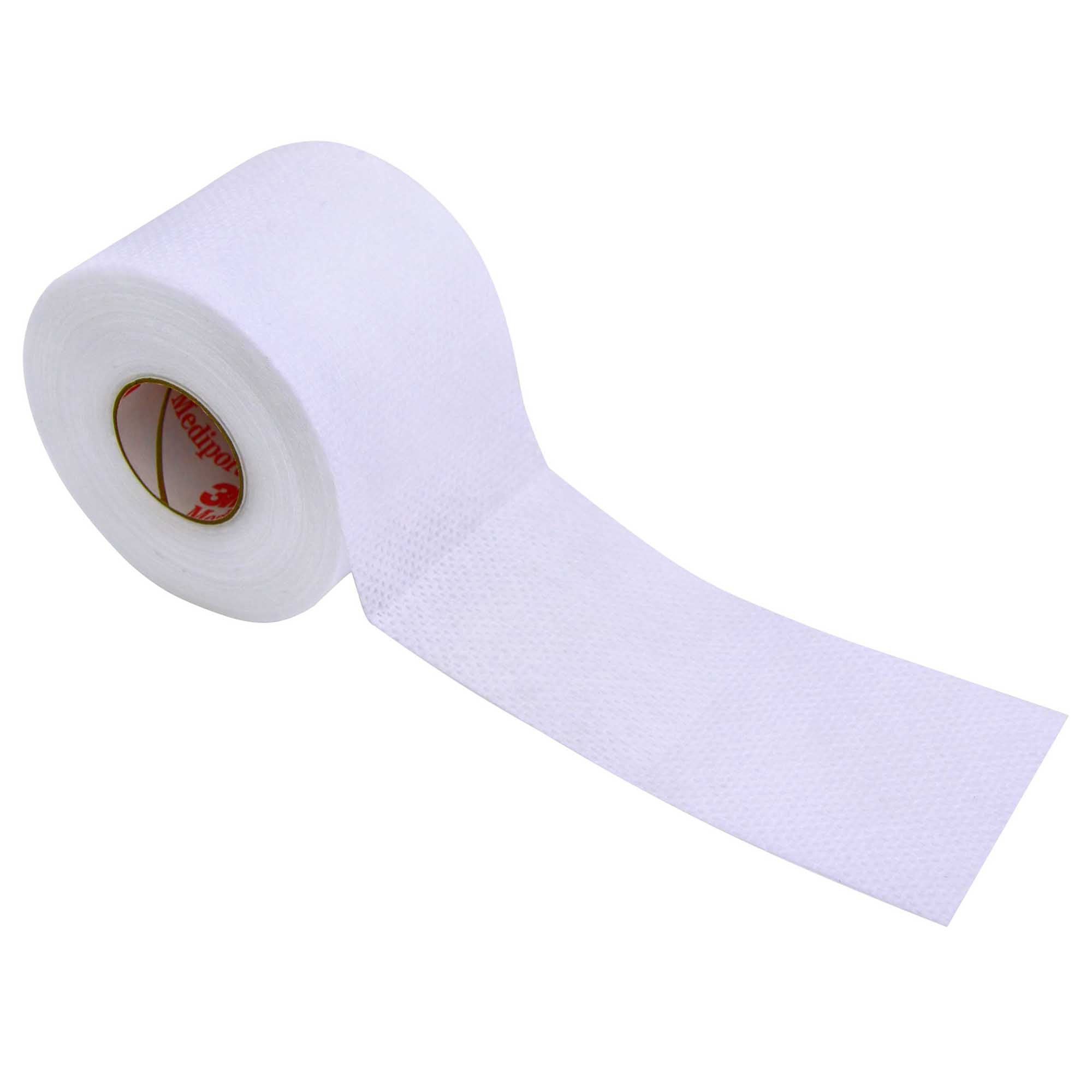 3M Medipore H Cloth Tape 2" x 10yd, White, Easy Tear, Soft, Non-Sterile