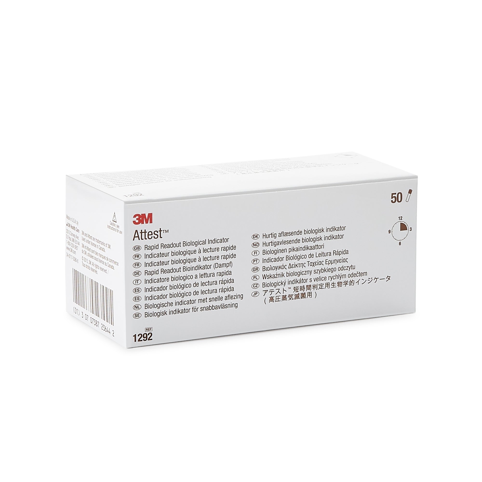 3M Attest Rapid Readout Biological Indicator - Sterilization Assurance