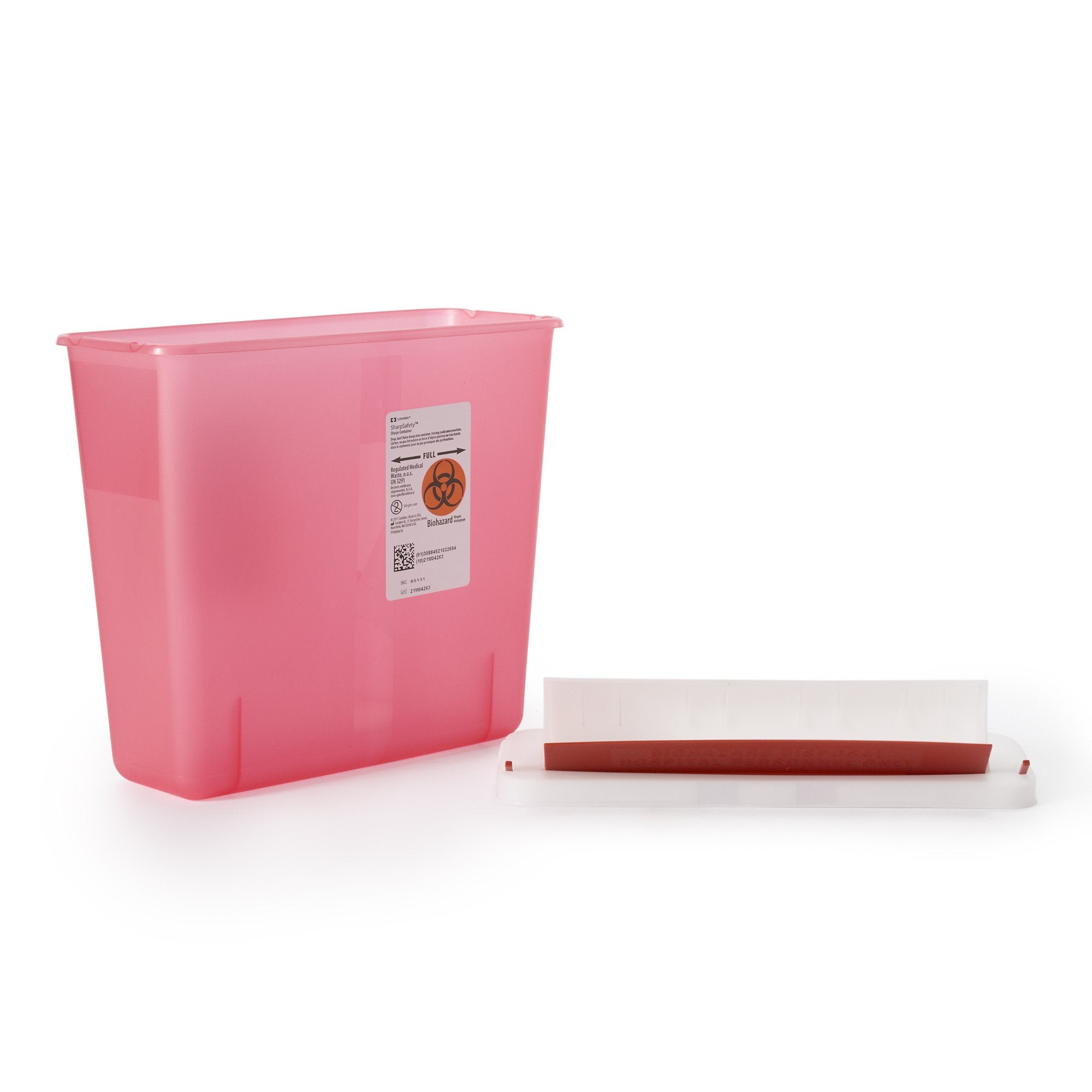 In-Room™ Multi-purpose Sharps Container, 1-1/4 Gallon, 11 x 10¾ x 4¾ Inch (20 Units)