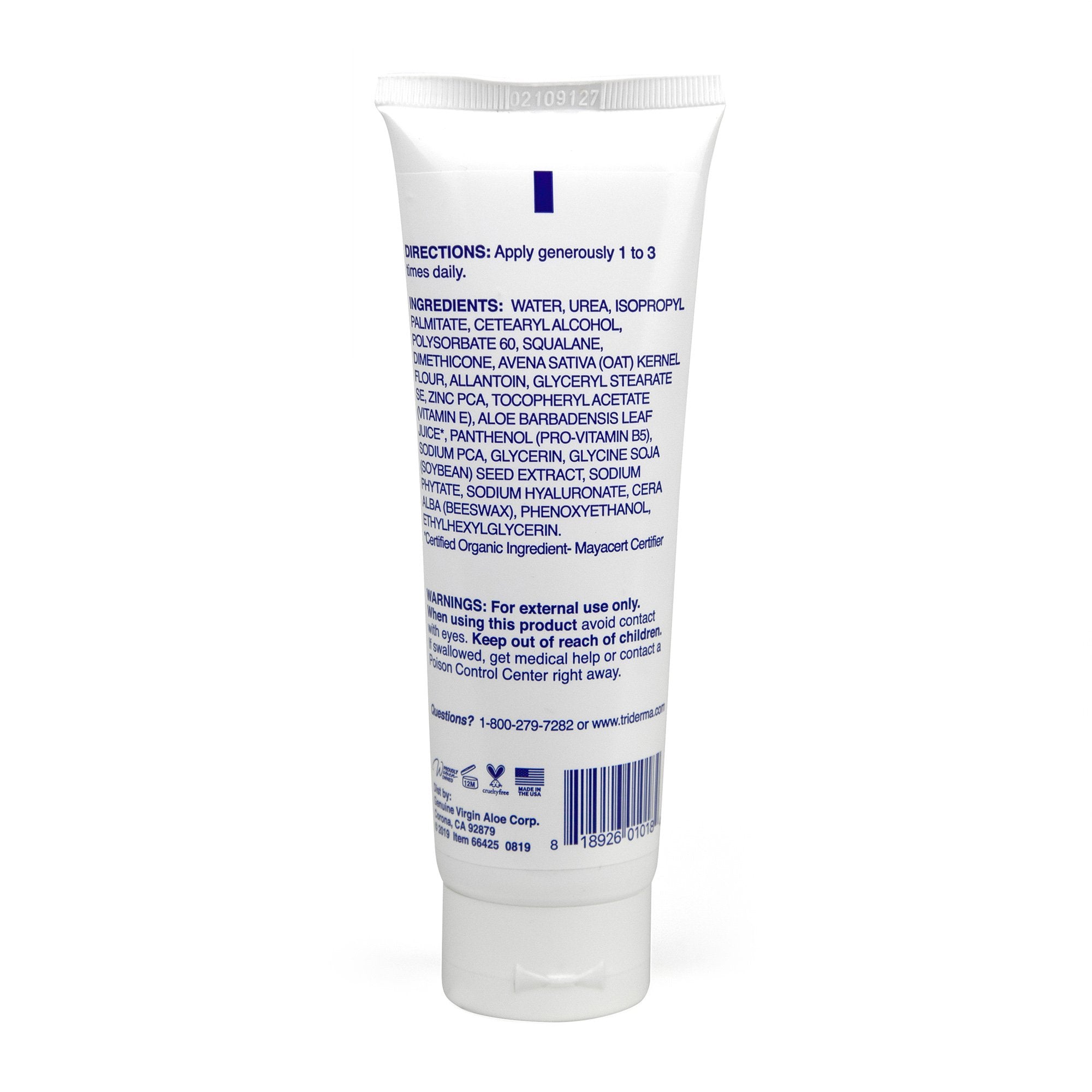 Hand and Body Moisturizer TriDerma® MD Diabetic Dry Skin Defense™ 4.2 oz. Tube Unscented Cream - image 6