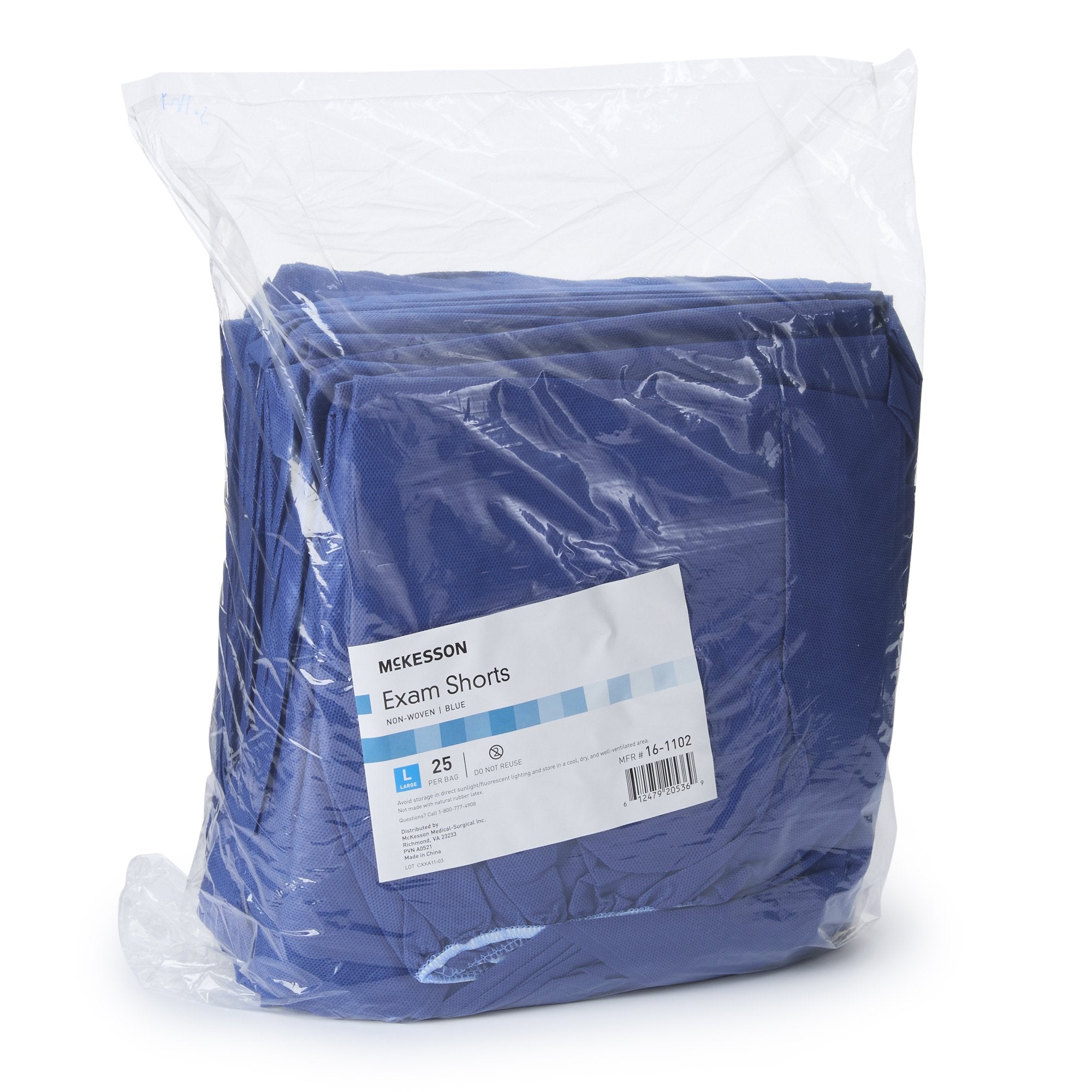 McKesson Patient Exam Shorts, Large (100 Units)