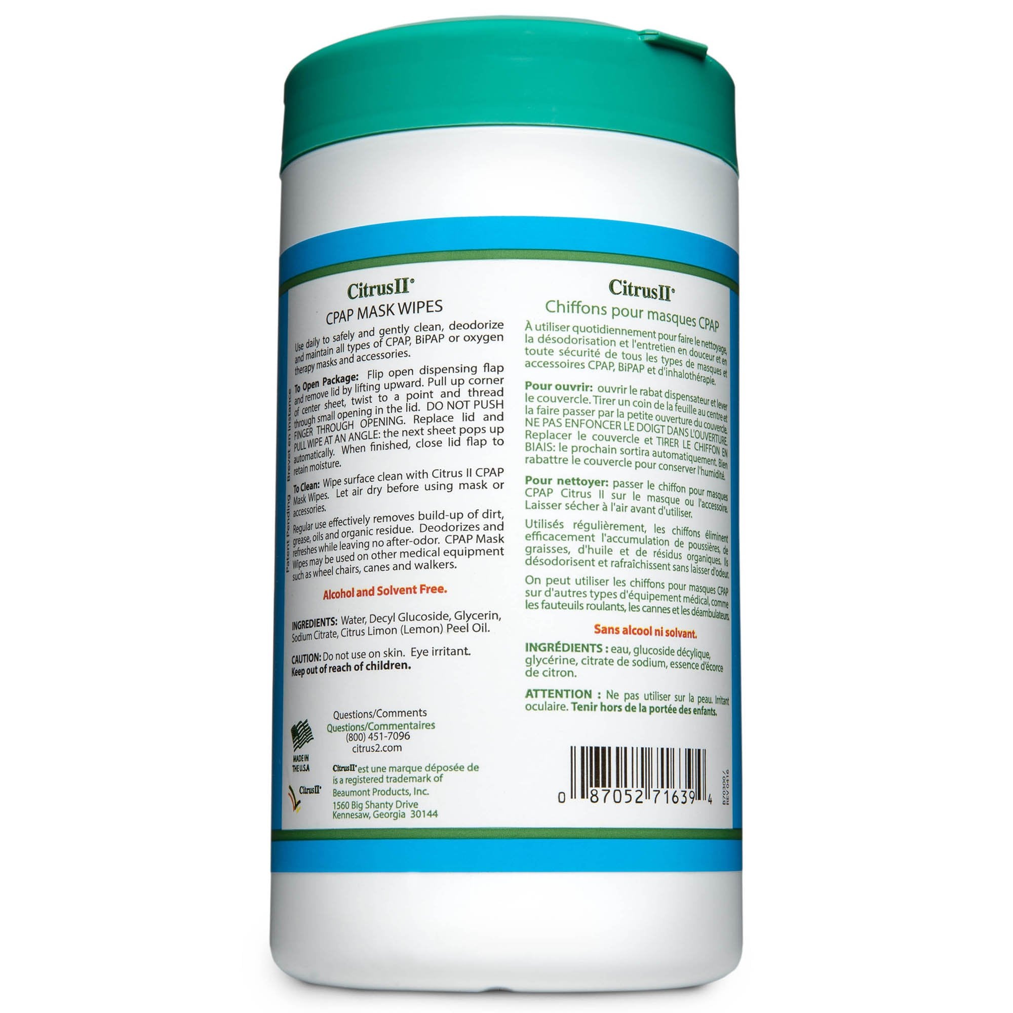 CPAP Wipes Citrus II 5 X 8 Inch, 7.5 oz - image 2