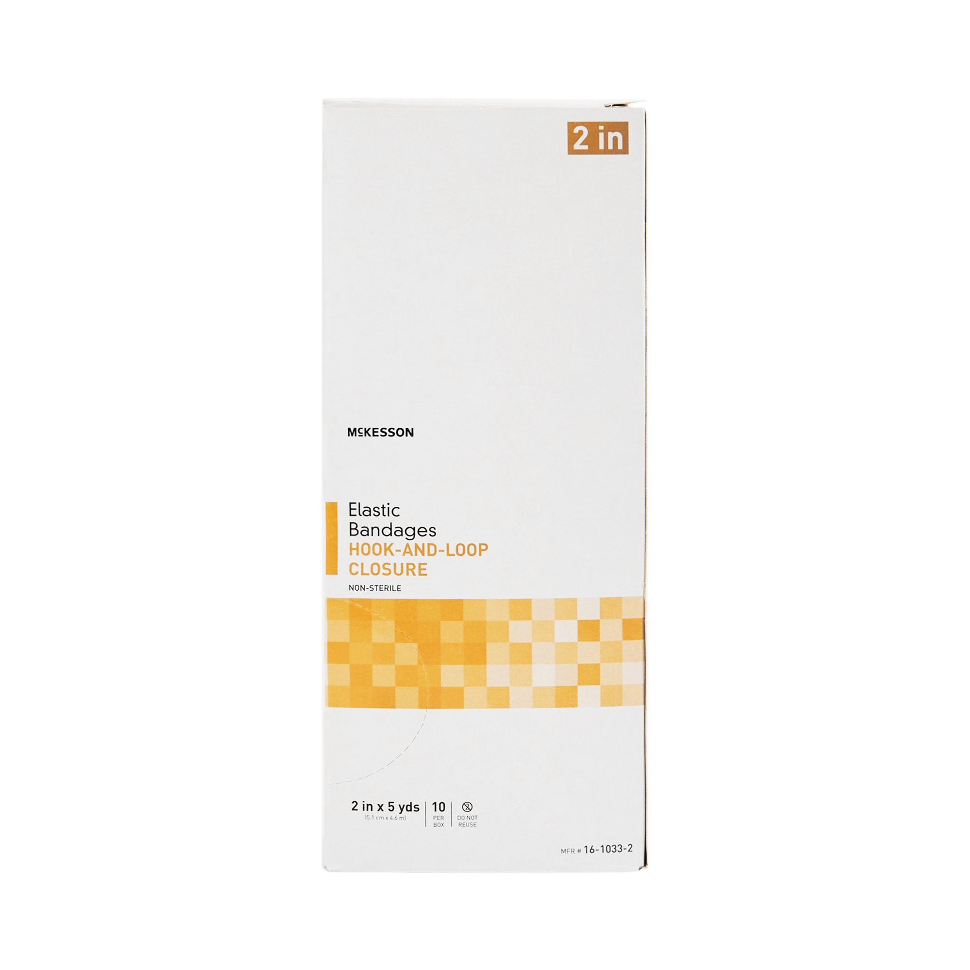 Elastic Bandage McKesson 2 Inch X 5 Yard Single Hook and Loop Closure Tan NonSterile Standard Compression - image 2