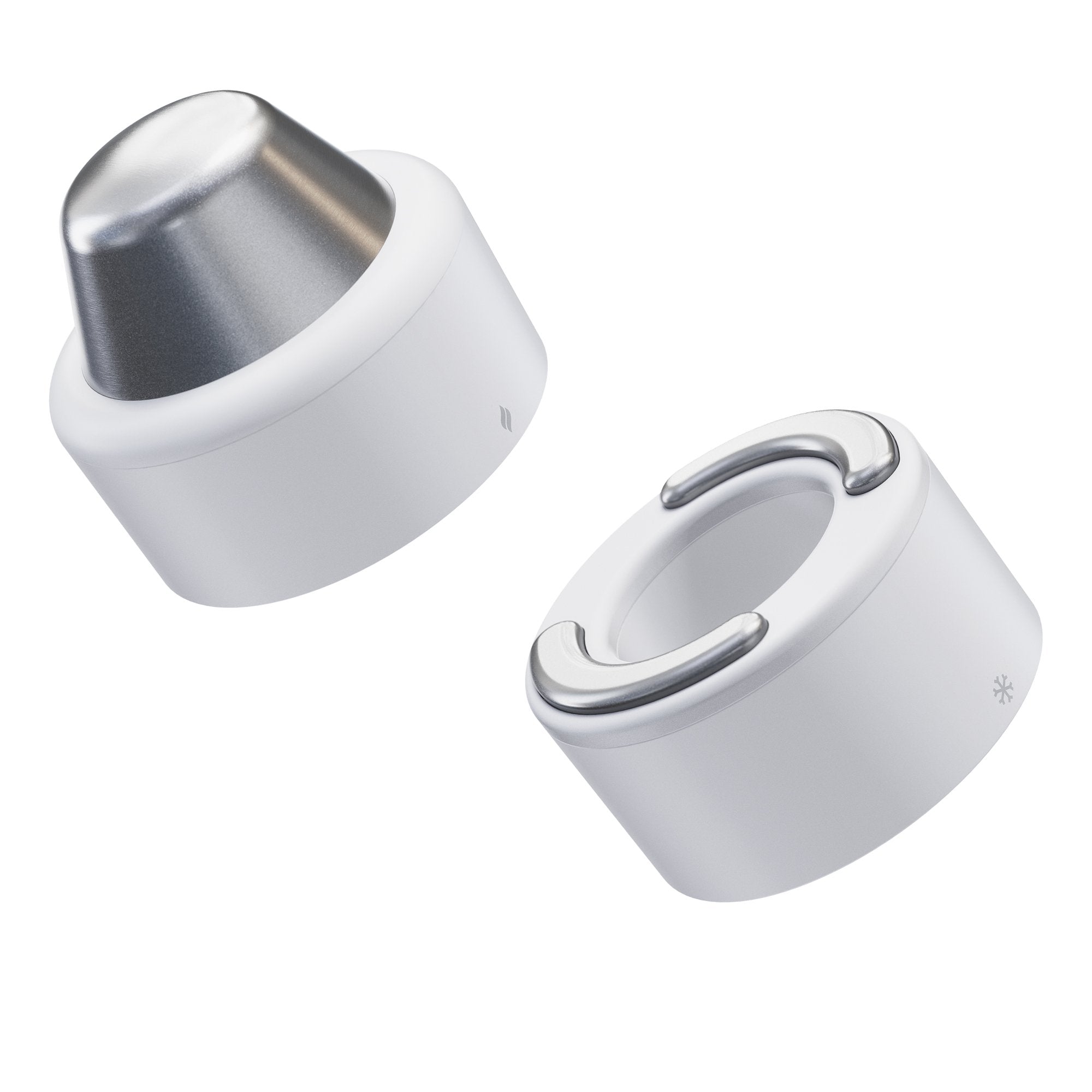 Therabody TheraFace Pro Hot and Cold Therapy Rings, White