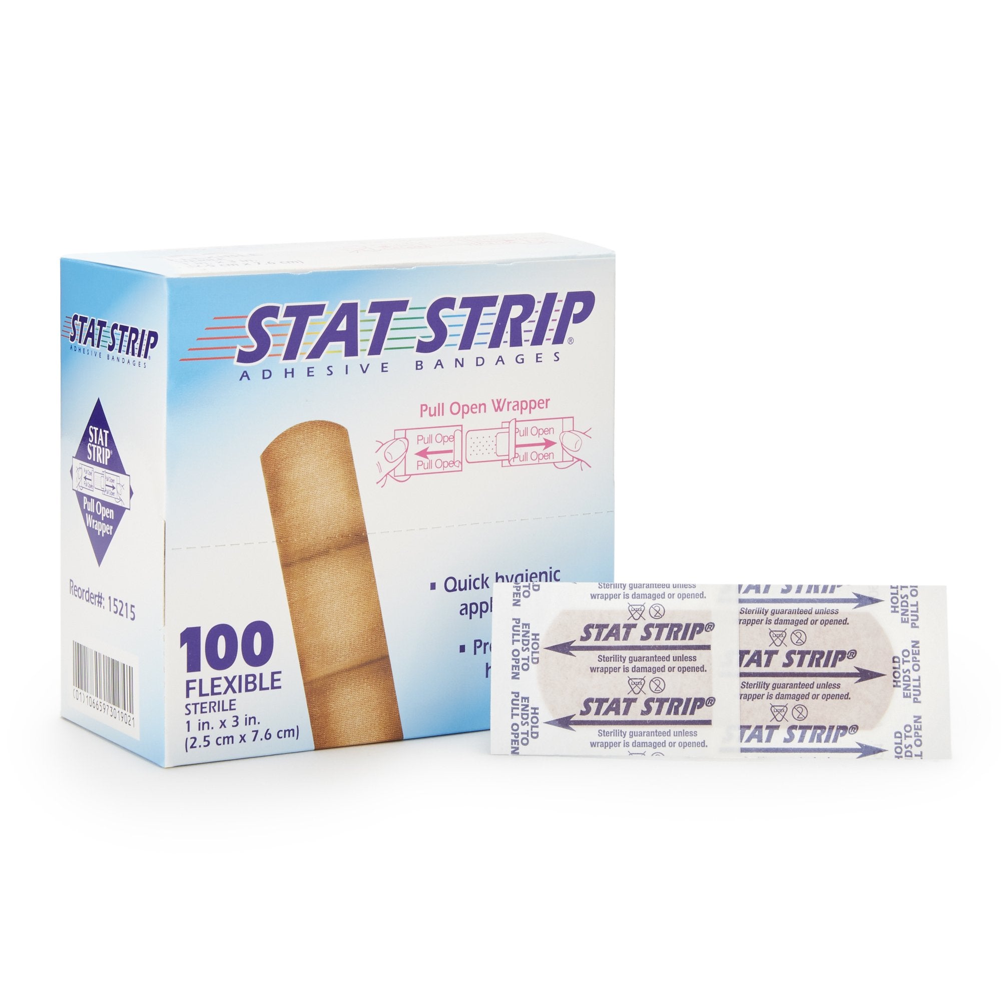 Stat Strip® Adhesive Strip, 1 x 3 Inch (1200 Units)