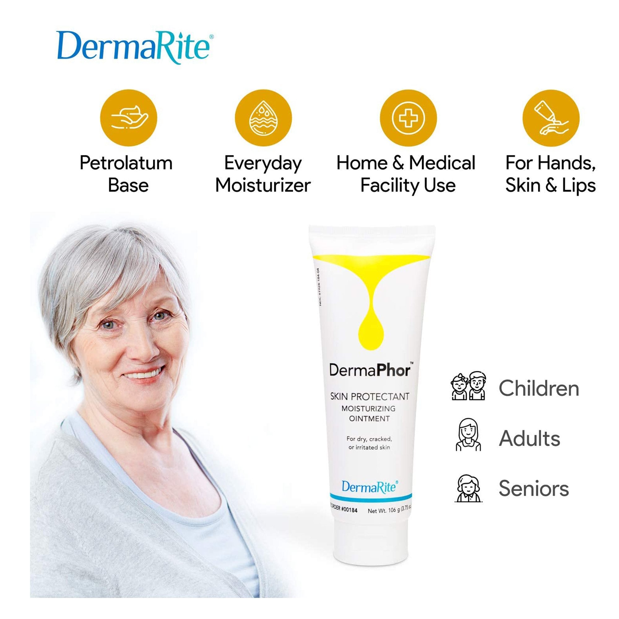 Skin Protectant DermaPhor® 3.75 oz. Tube Unscented Ointment - image 2