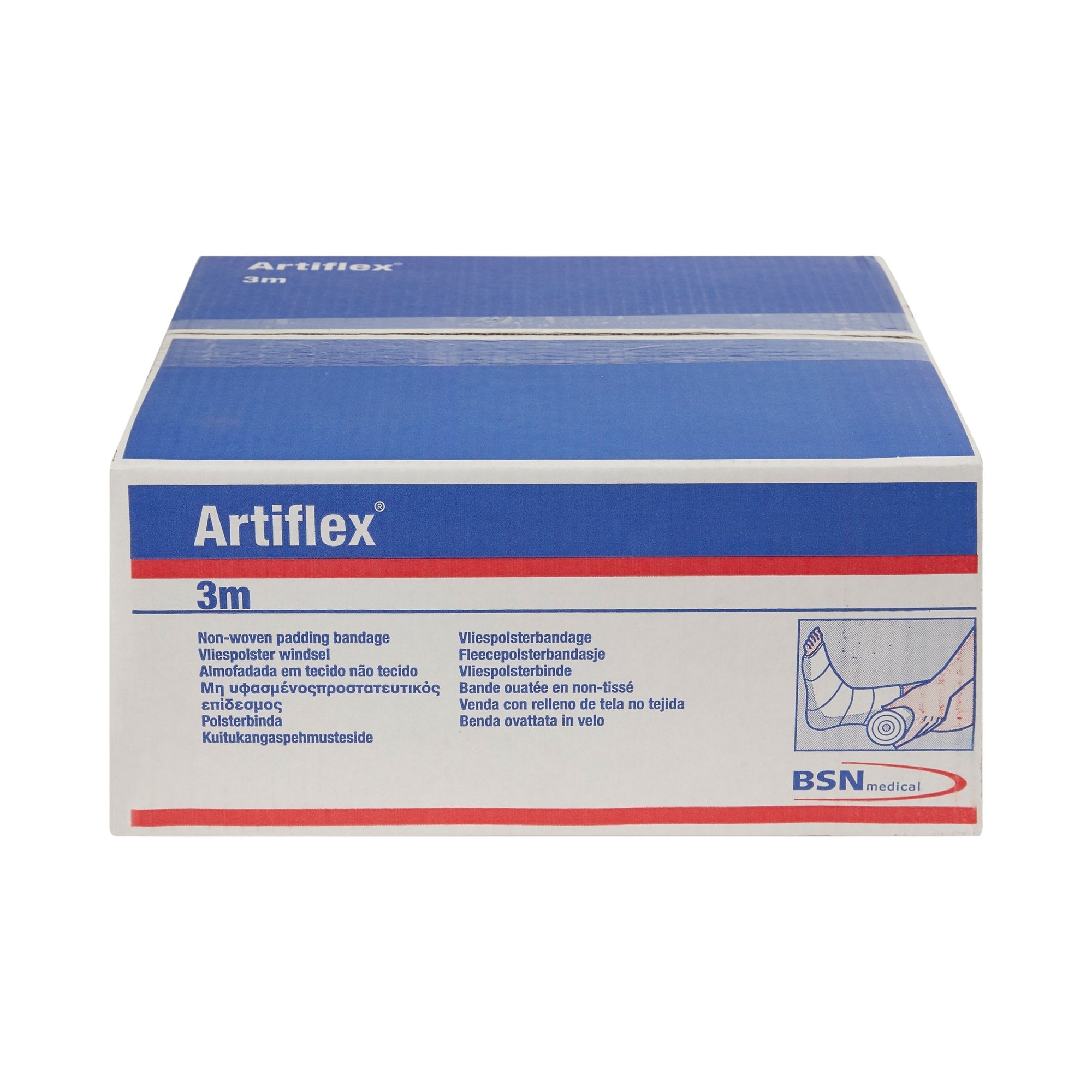 Artiflex® White Polyester / Polypropylene / Polyethylene Undercast Padding Bandage, 10 Centimeter x 3 Meter (30 Units)