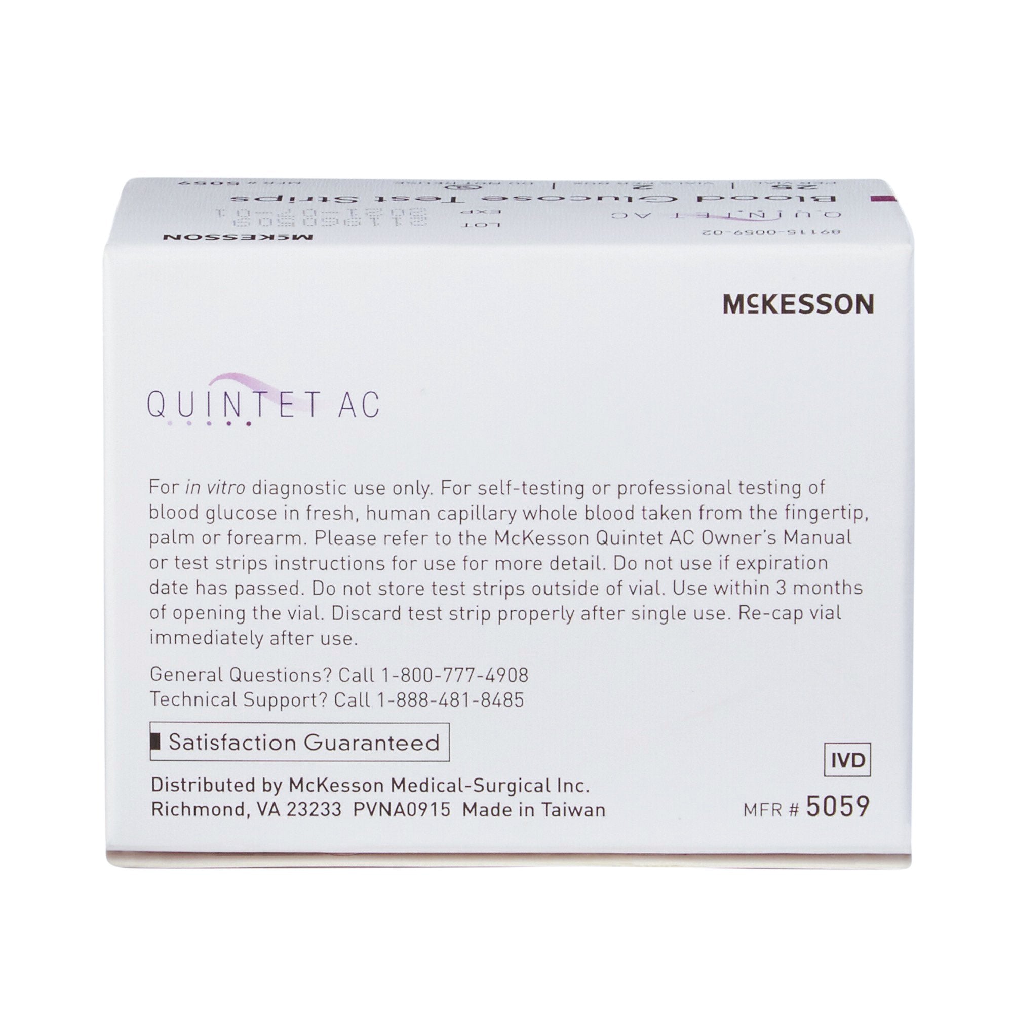 Blood Glucose Test Strips Quintet AC® 50 Strips per Pack For Quintet AC® Blood Glucose Monitor - image 5