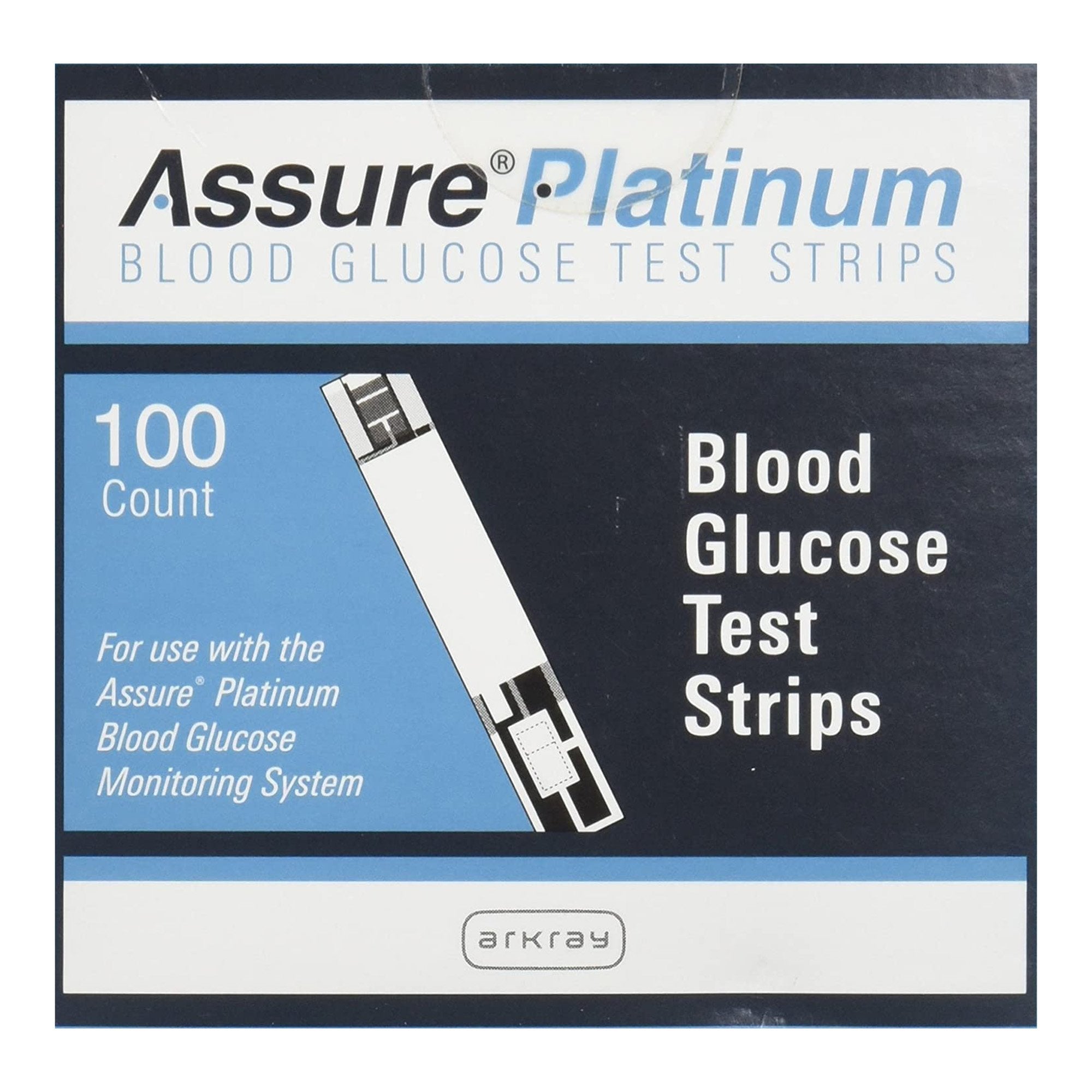 Blood Glucose Test Strips Assure® Platinum 100 Strips per Pack For Assure® Platinum Meter - image 2