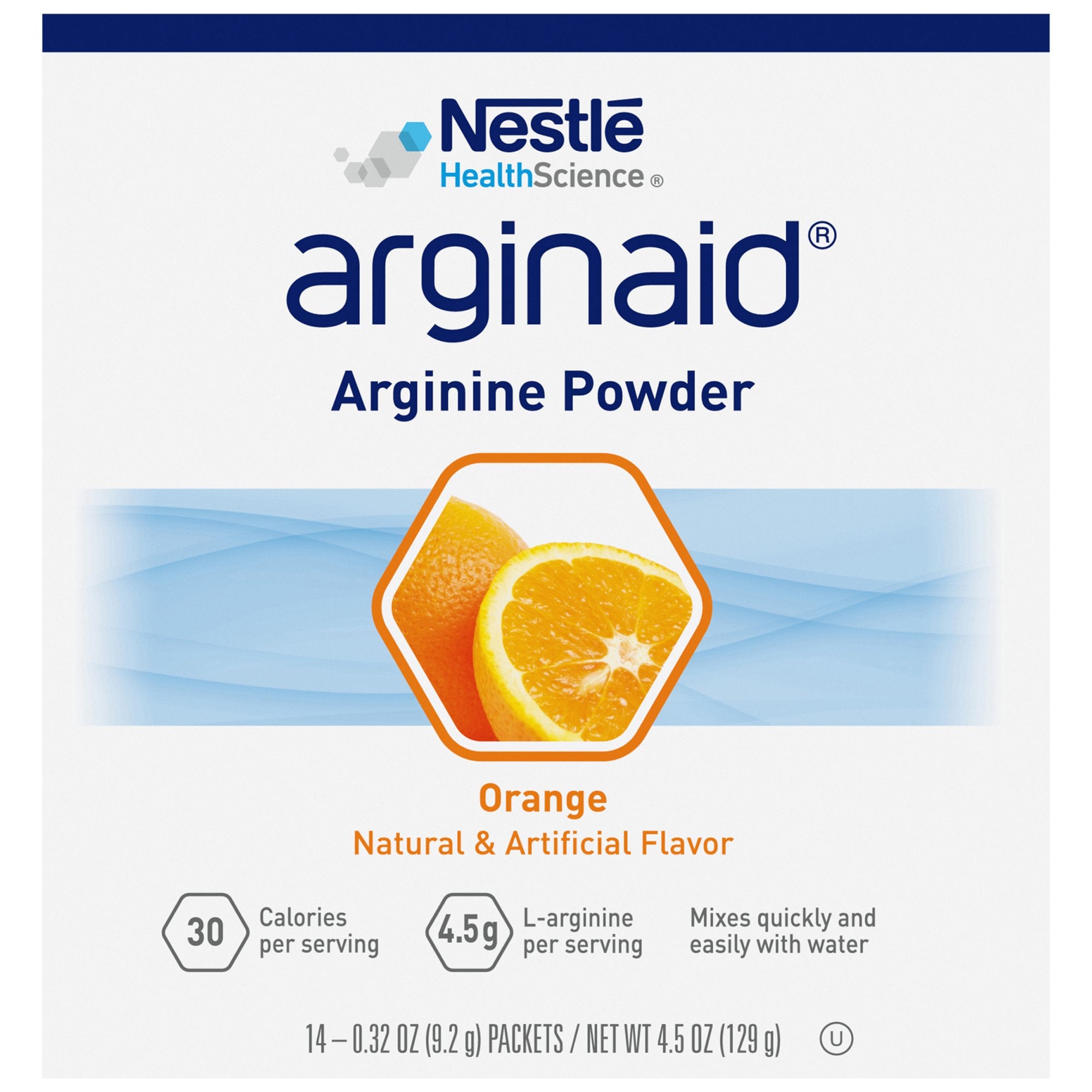 Oral Supplement Arginaid® Orange Flavor Powder 0.32 oz. Individual Packet