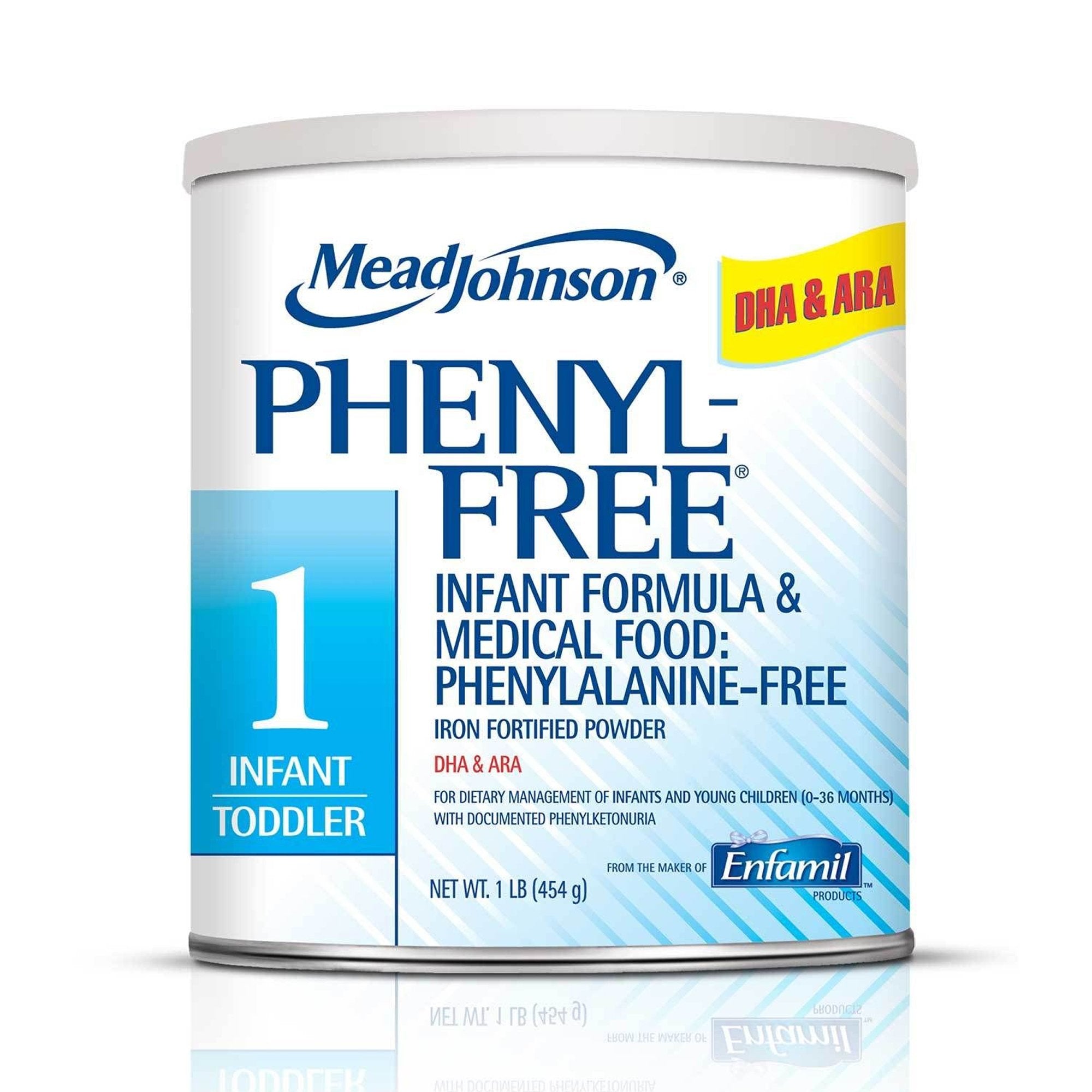 Phenyl-Free® 1 Powder Infant Formula, 1 lb. Can (1 Unit)