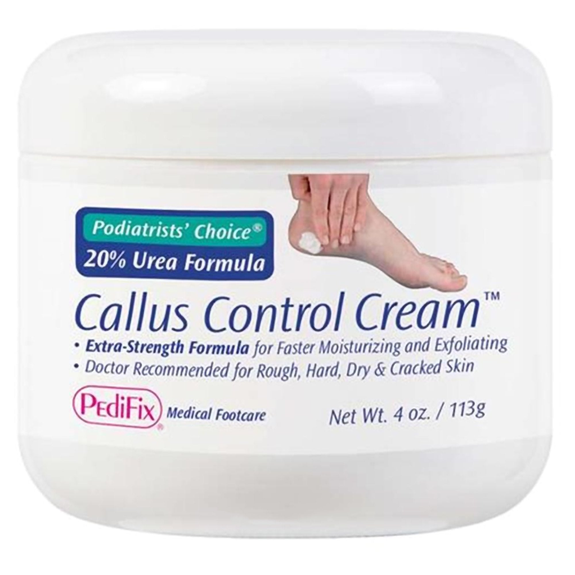 Foot Moisturizer Podiatrists' Choice® 4 oz. Jar Cream (1 Unit)