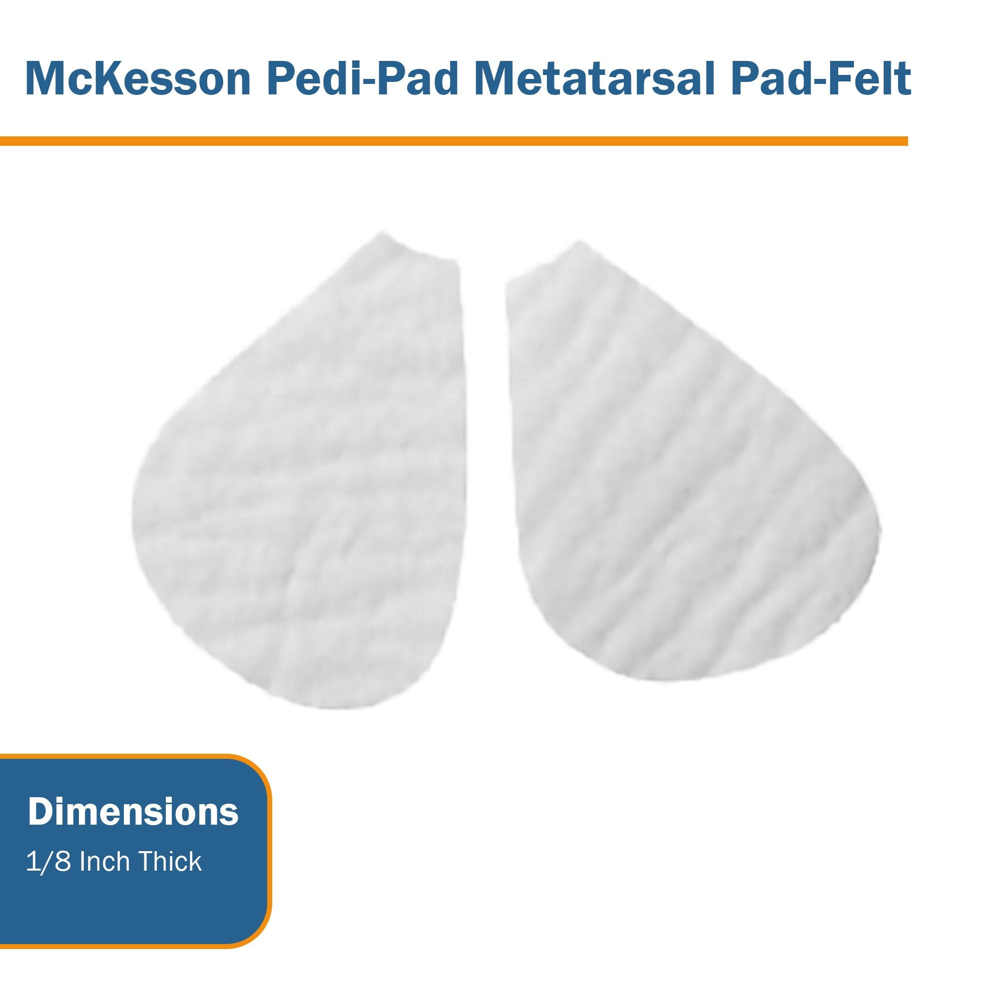 McKesson Metatarsal Pad, Size 106 - A (100 Units)