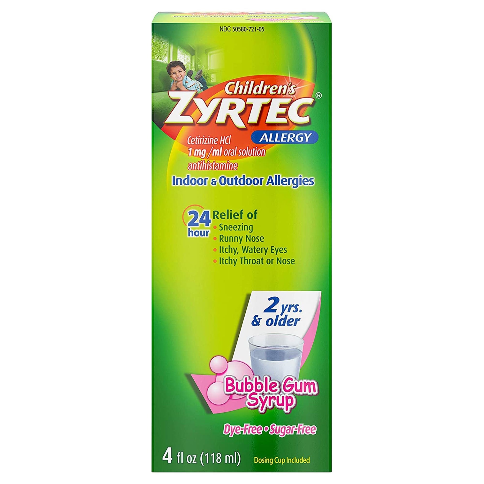 Children's Zyrtec Cetirizine Allergy Relief (1 Unit)