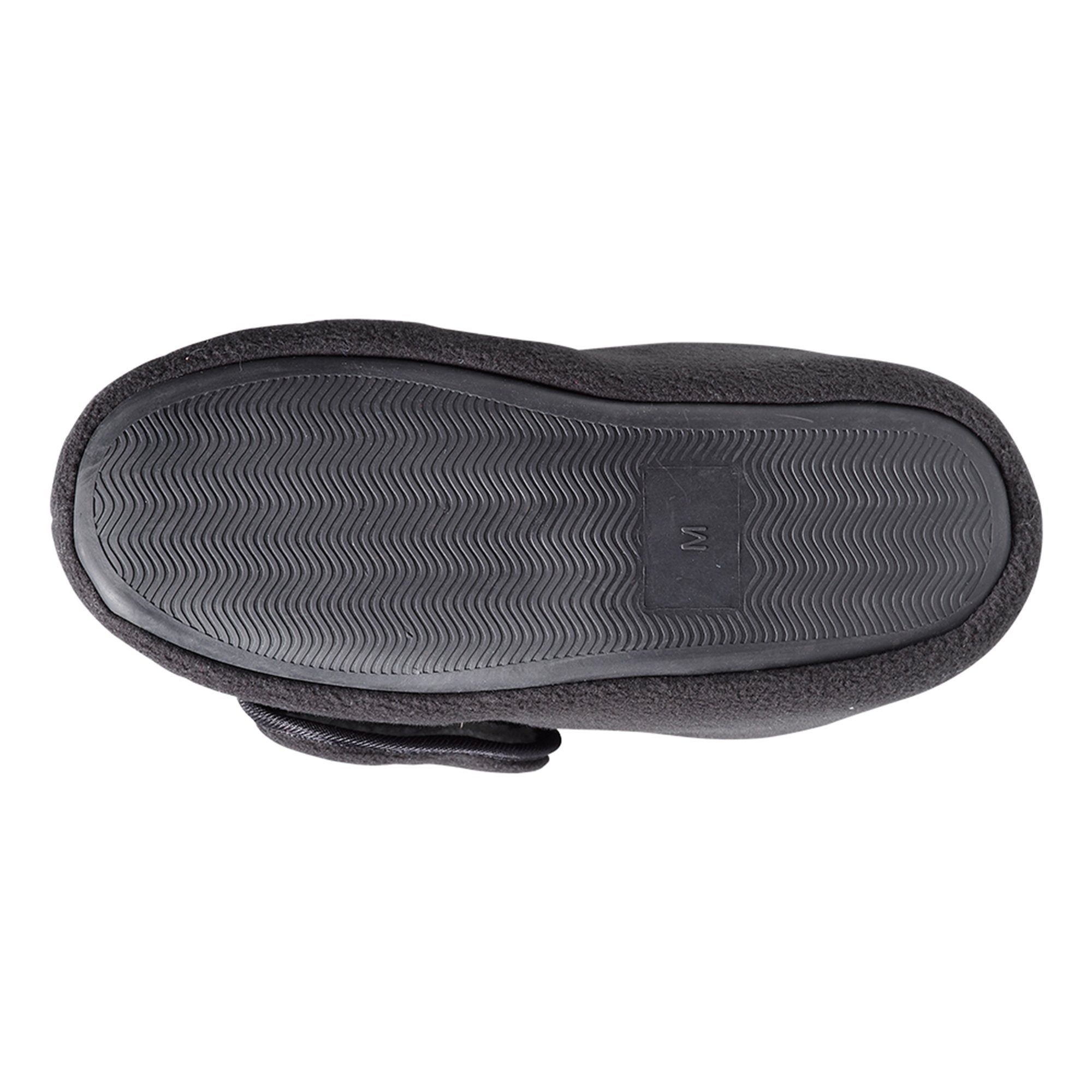 Silverts® Deep and Wide Diabetic Bootie Slippers, Black, 2X-Large (1 Unit)