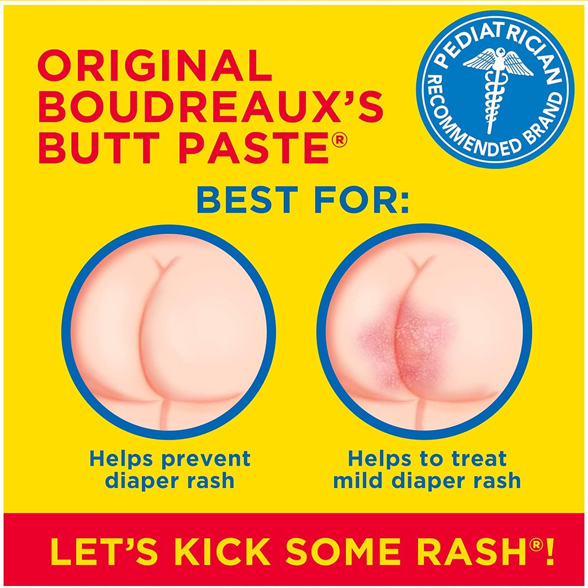 Boudreaux's Butt Paste® Diaper Rash Treatment 16 oz. Jar (1 Unit)