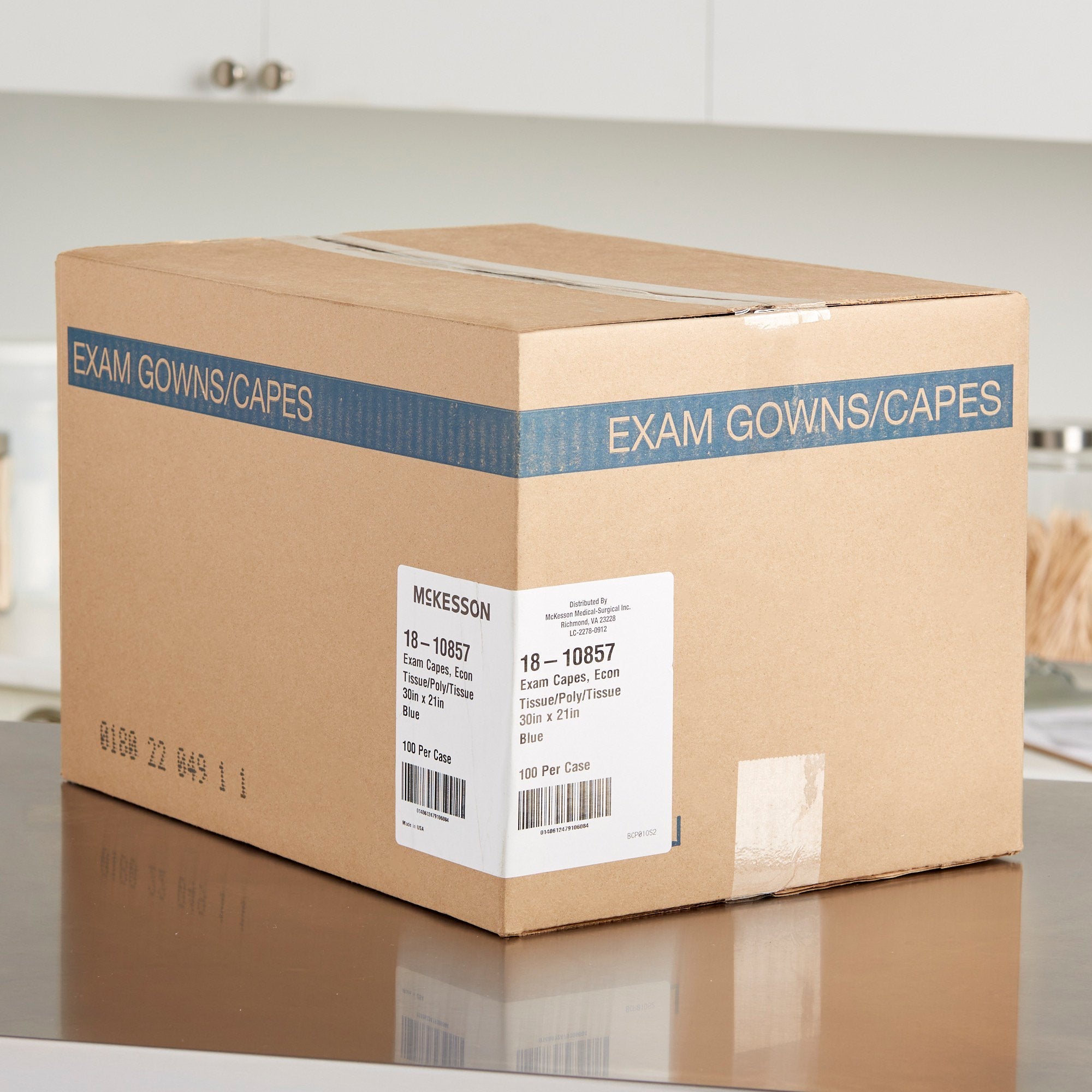 McKesson Exam Cape, Blue (100 Units)