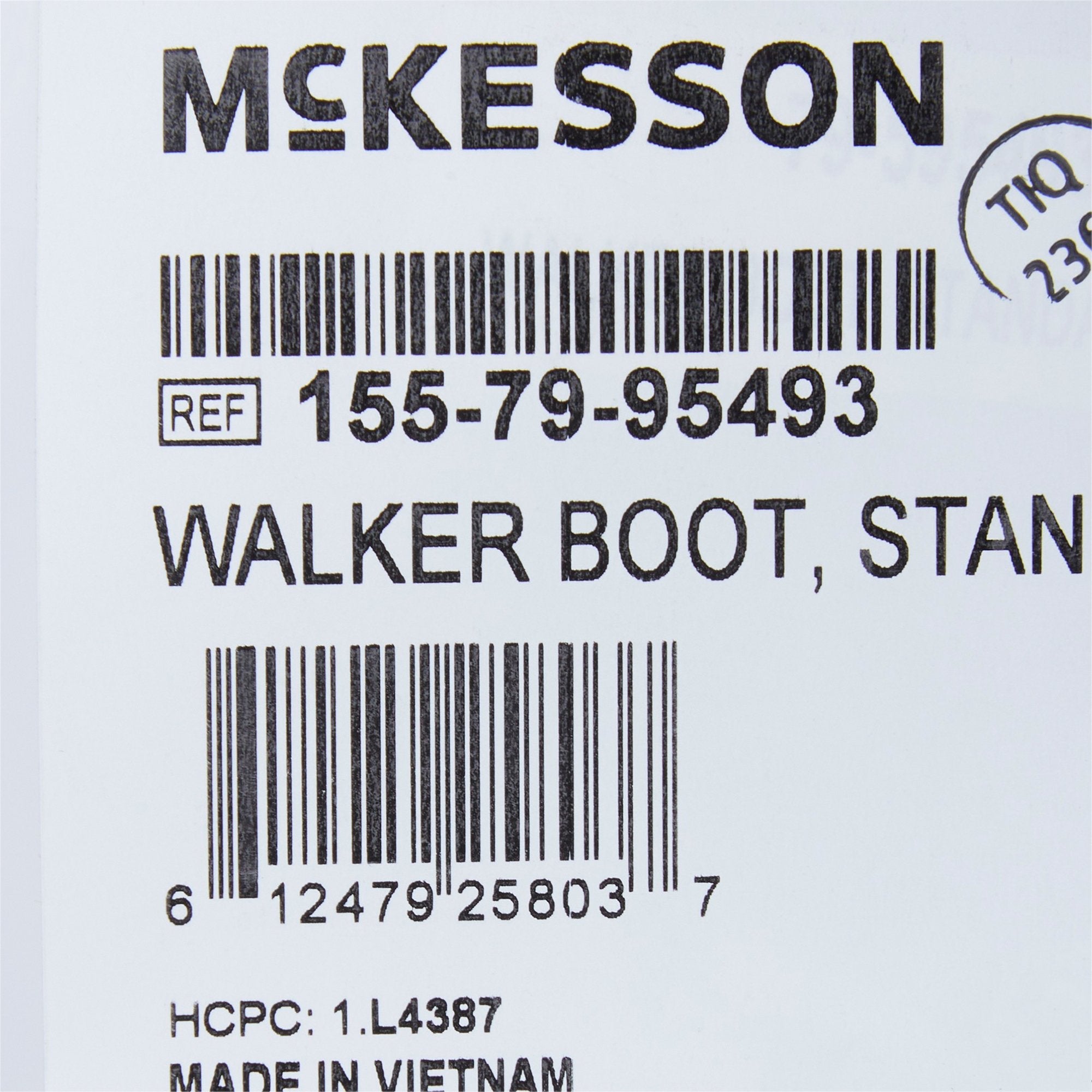 McKesson Standard Walker Boot, Small (1 Unit)