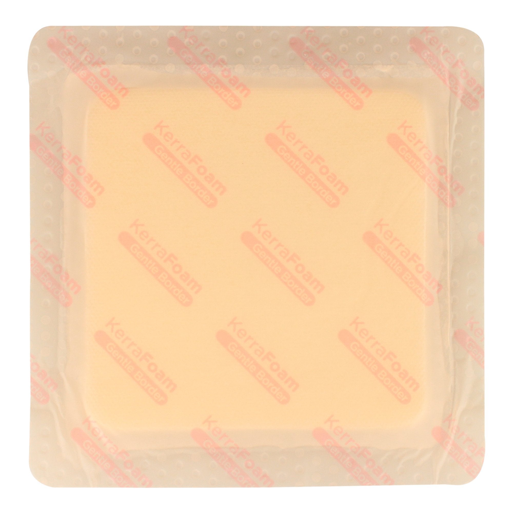 KerraFoam™ Gentle Border Silicone Foam Dressing, 4 x 4 Inch (100 Units)