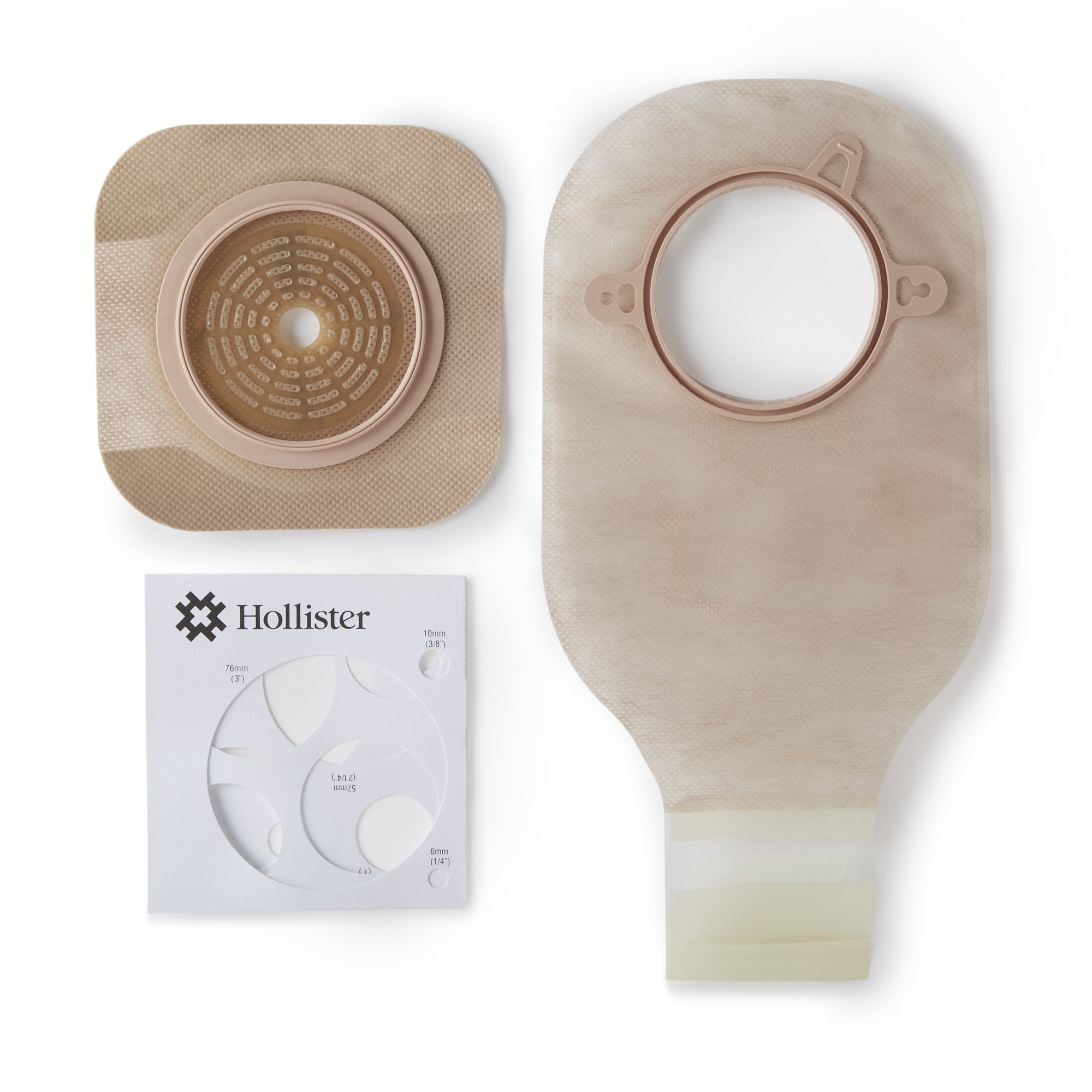 New Image™ Two-Piece Drainable Clear Ileostomy / Colostomy Kit, 12 Inch Length, 2¾ Inch Flange (5 Units)