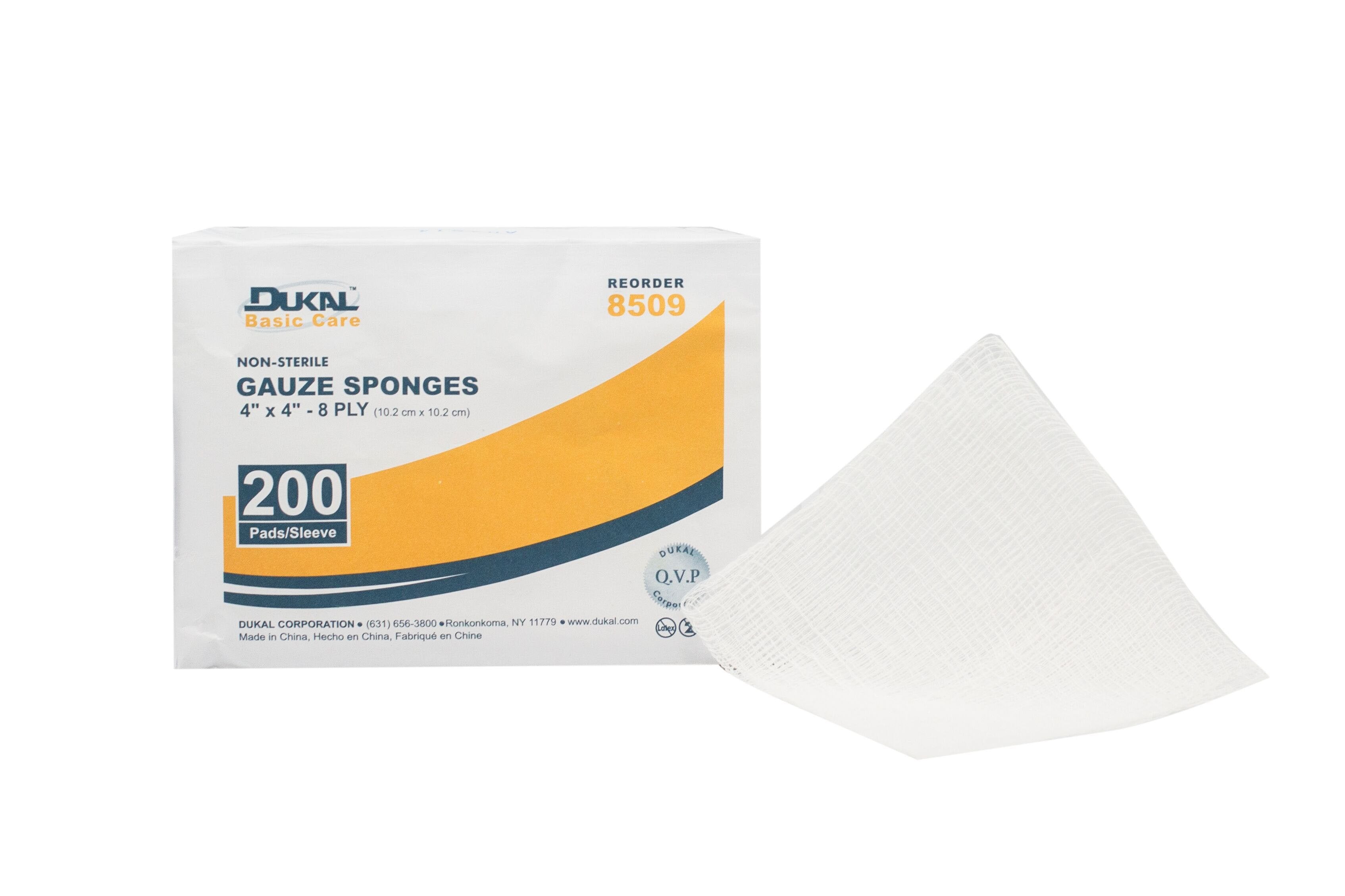 Dukal™ NonSterile Gauze Sponge, 4 x 4 Inch (4000 Units)