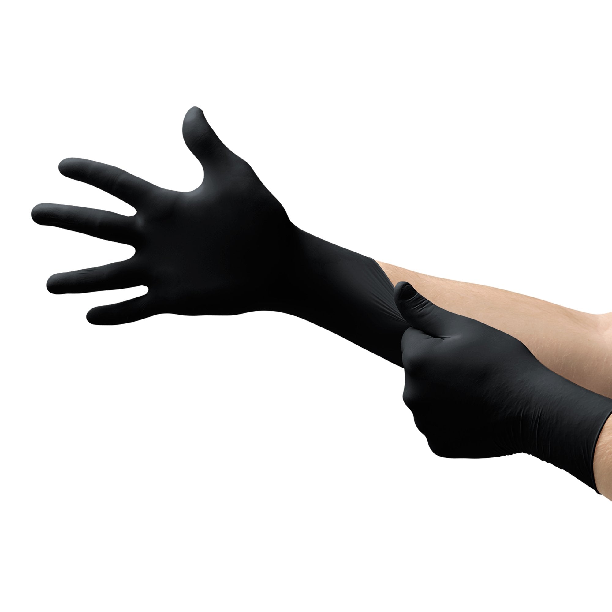 Microflex® Midknight™ Nitrile Exam Glove, Small, Black (10 Units)