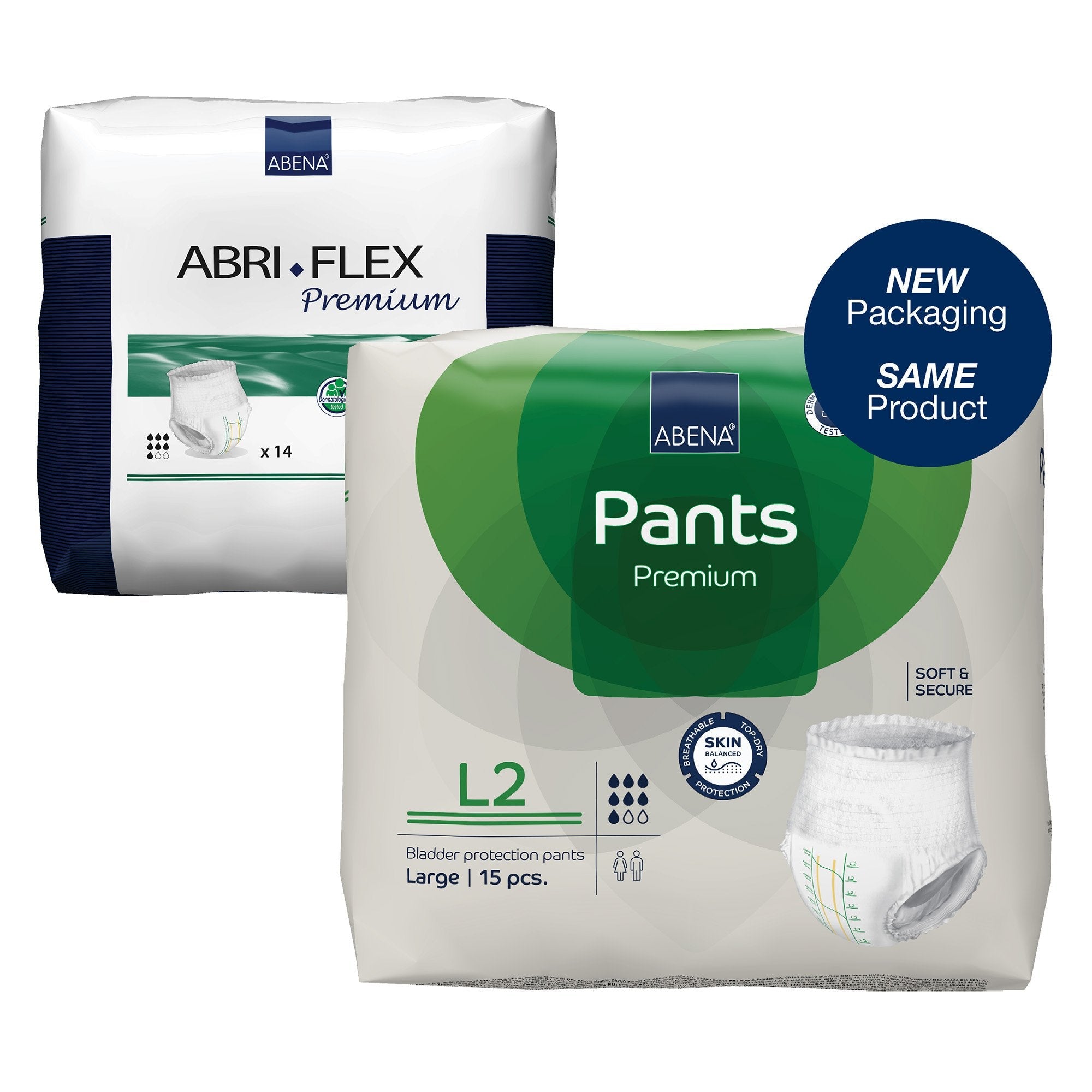 Abena® Premium Pants L2 Incontinence Brief, Large (15 Units)