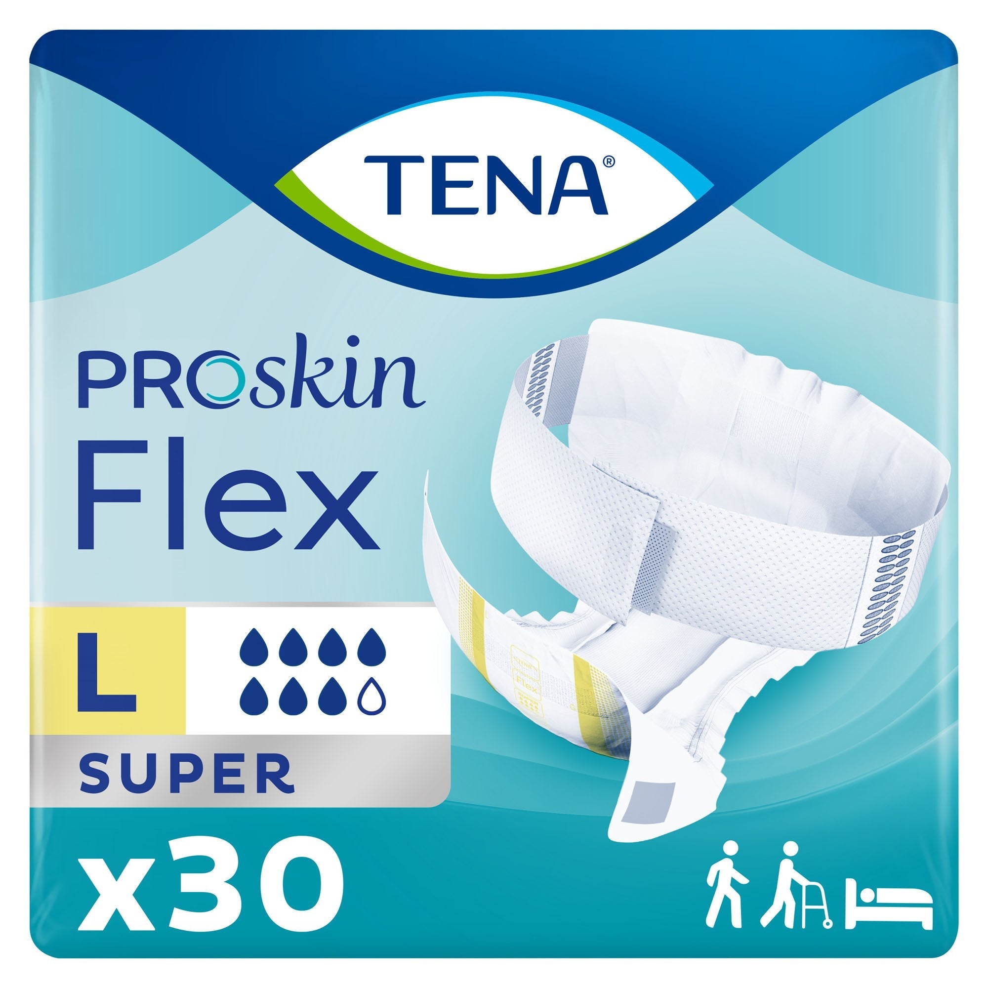 Tena® Flex™ Super Incontinence Belted Undergarment, Size 16 (1 Unit)