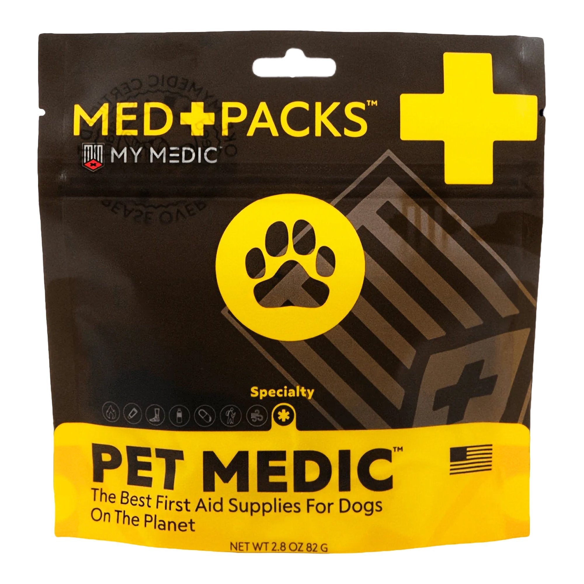 My Medic Med Packs First Aid Kit for Pets – Dog Injury Supplies in Portable Pouch (1 Unit)