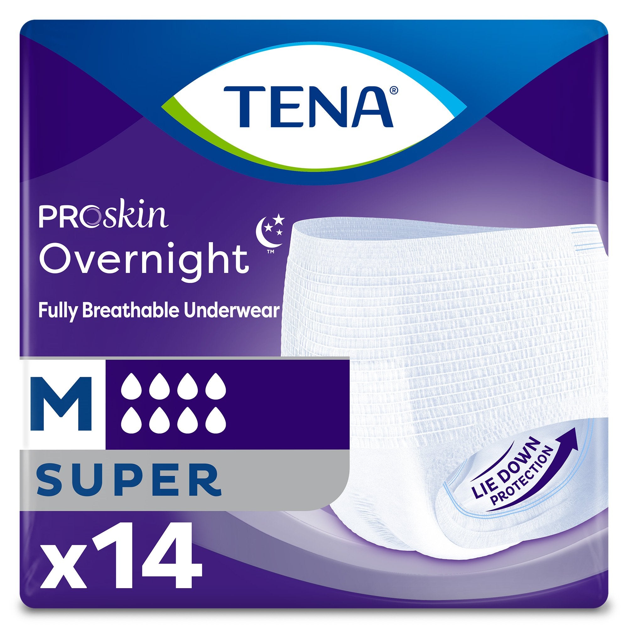 Tena ProSkin Overnight Medium Underwear - Super Absorbency (56-Pack)