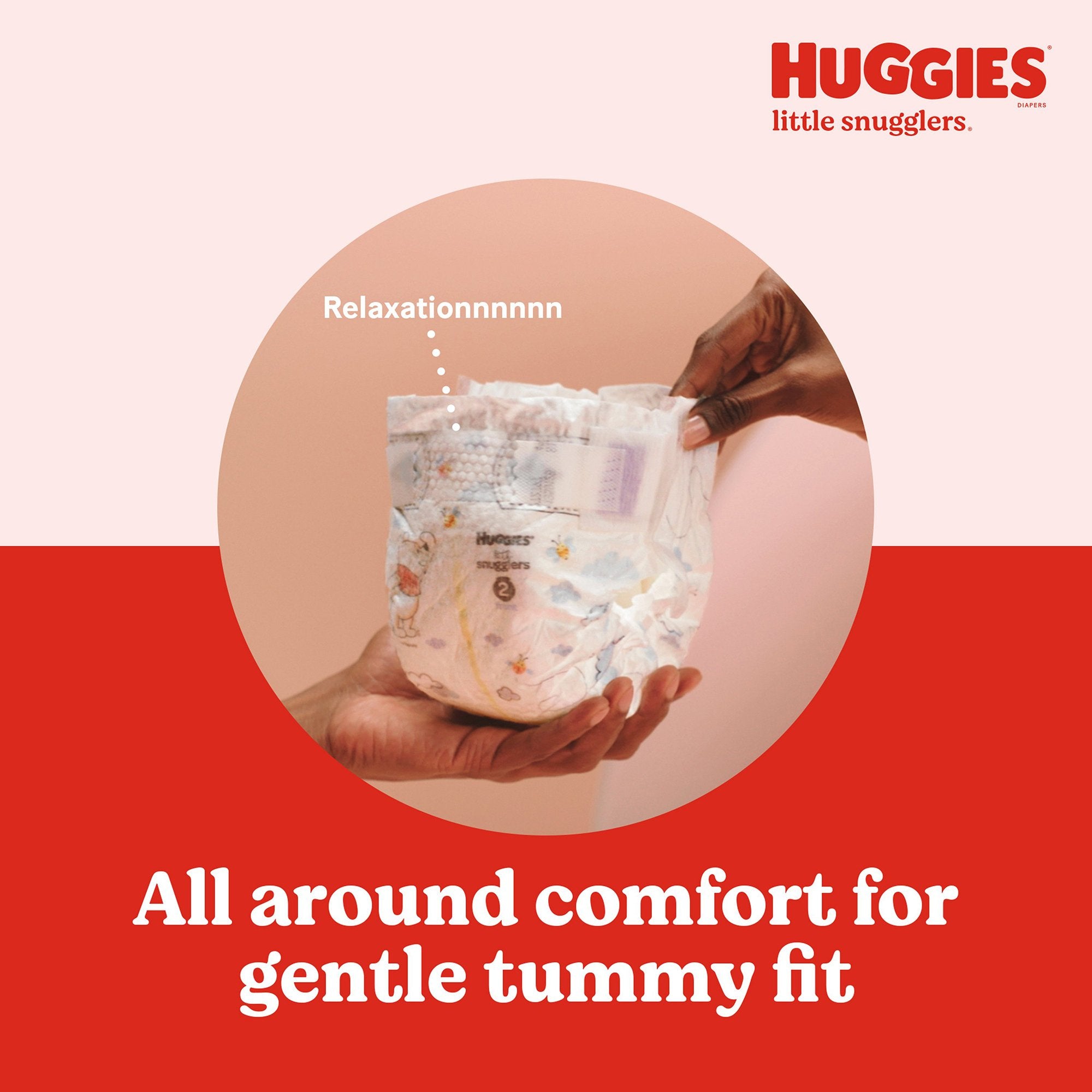 Unisex Baby Diaper Huggies® Little Snugglers Preemie Disposable Heavy Absorbency - image 2