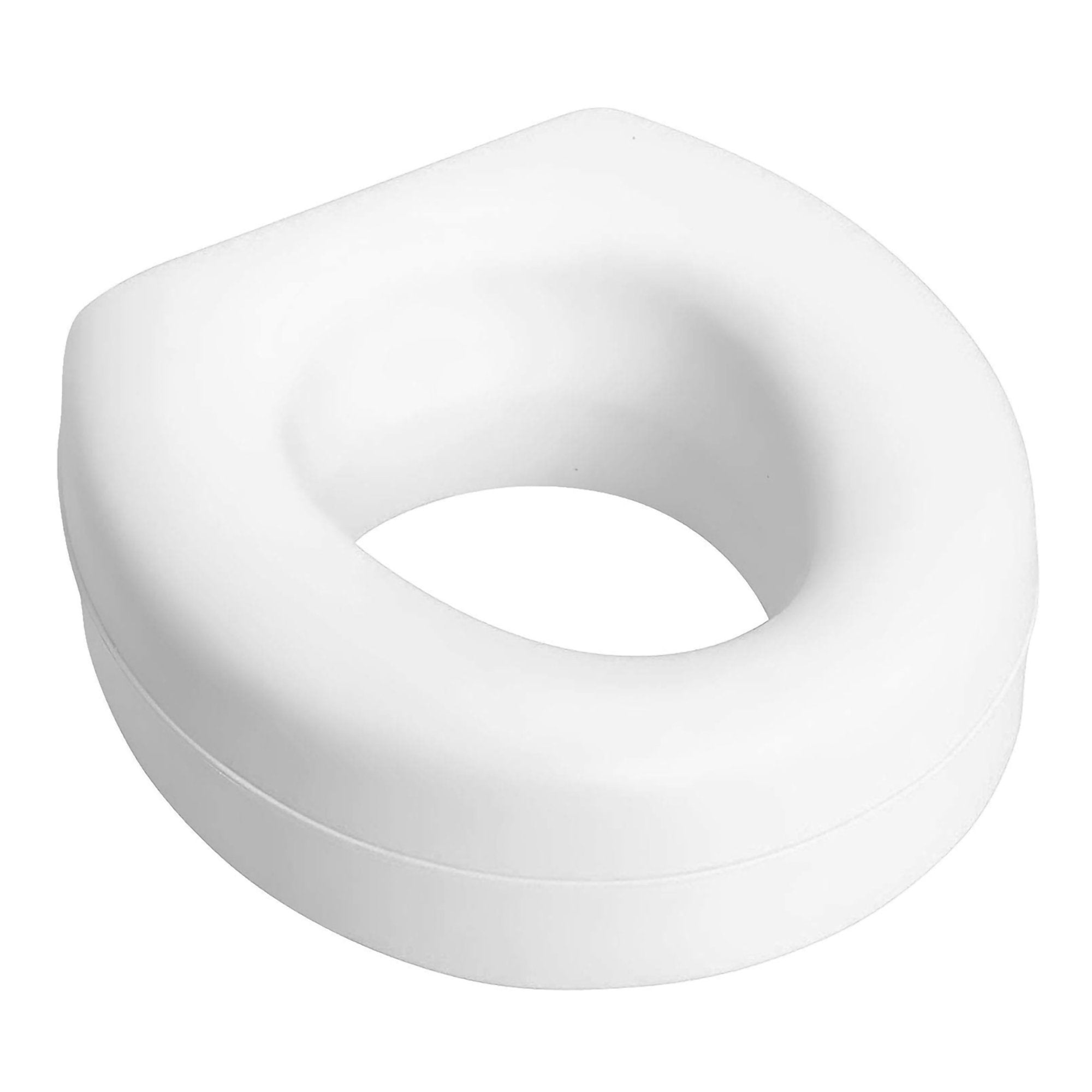 Raised Toilet Seat HealthSmart® 5 Inch Height Standard Round 250 lbs. Weight Capacity