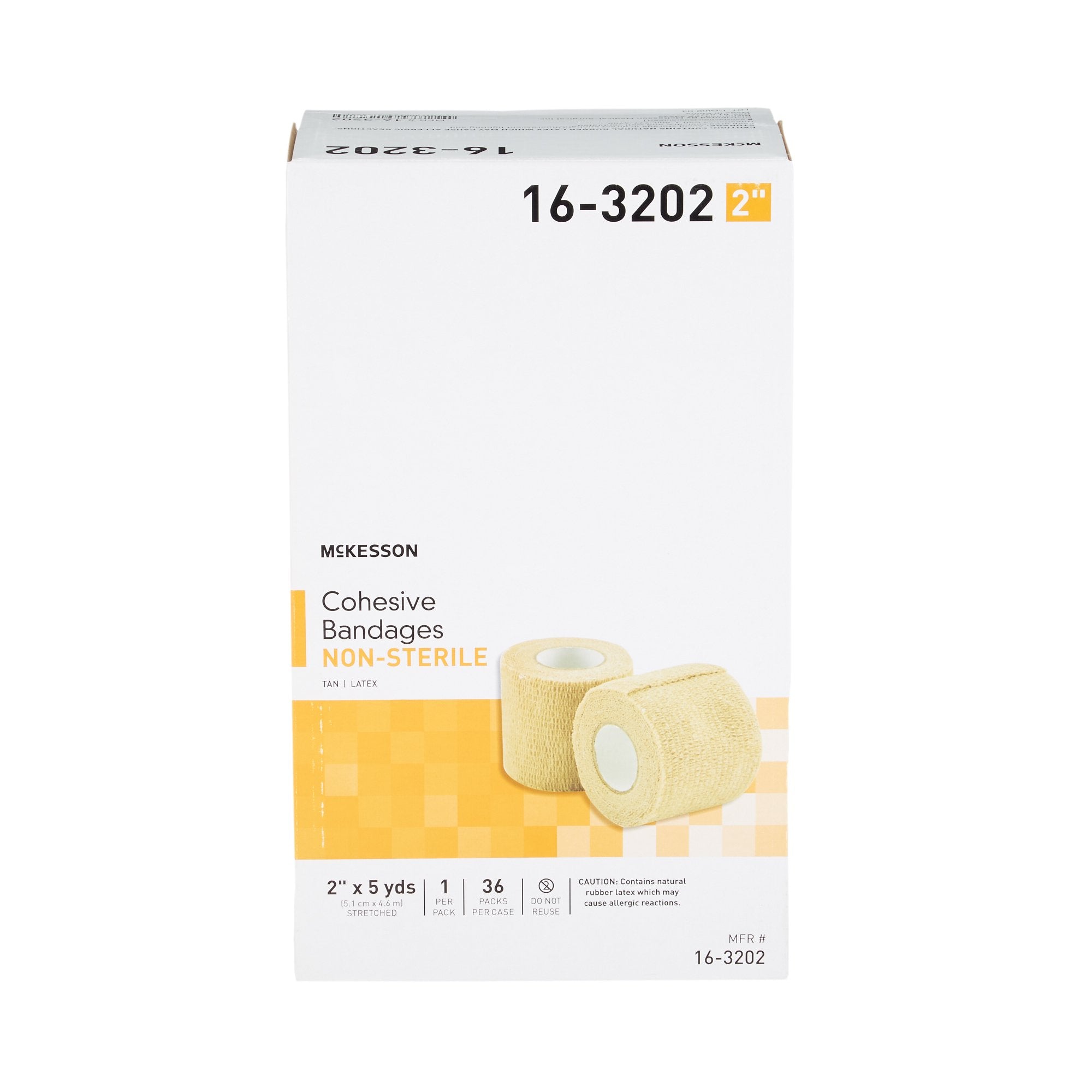 Cohesive Bandage McKesson 2 Inch X 5 Yard Self-adherent Closure Tan NonSterile Standard Compression - image 6