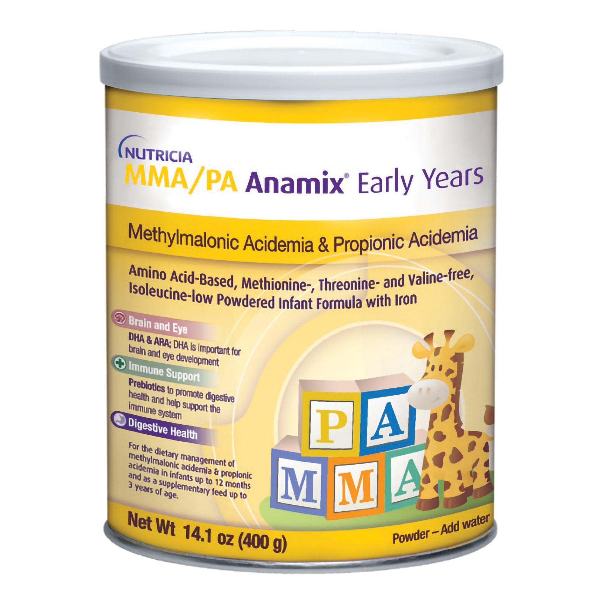 MMA/PA Anamix® Early Years Amino Acid–Based, Methionine-, Threonine-Free Formula