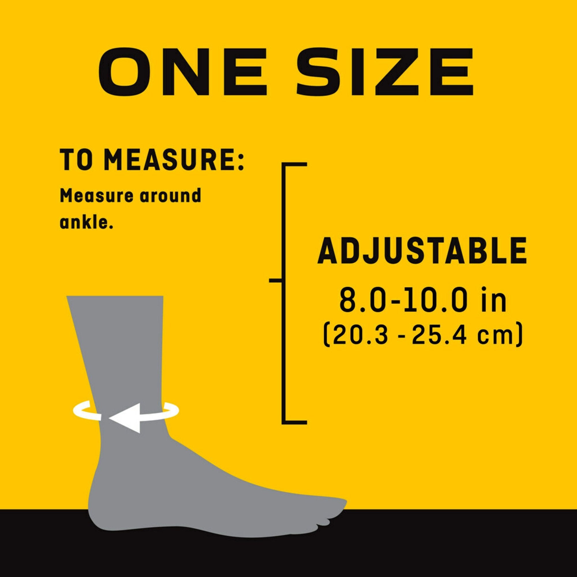 Ankle Support 3M™ Futuro™ Sport Deluxe One Size Fits Most D-Ring / Hook and Loop Strap Closure Foot - image 4