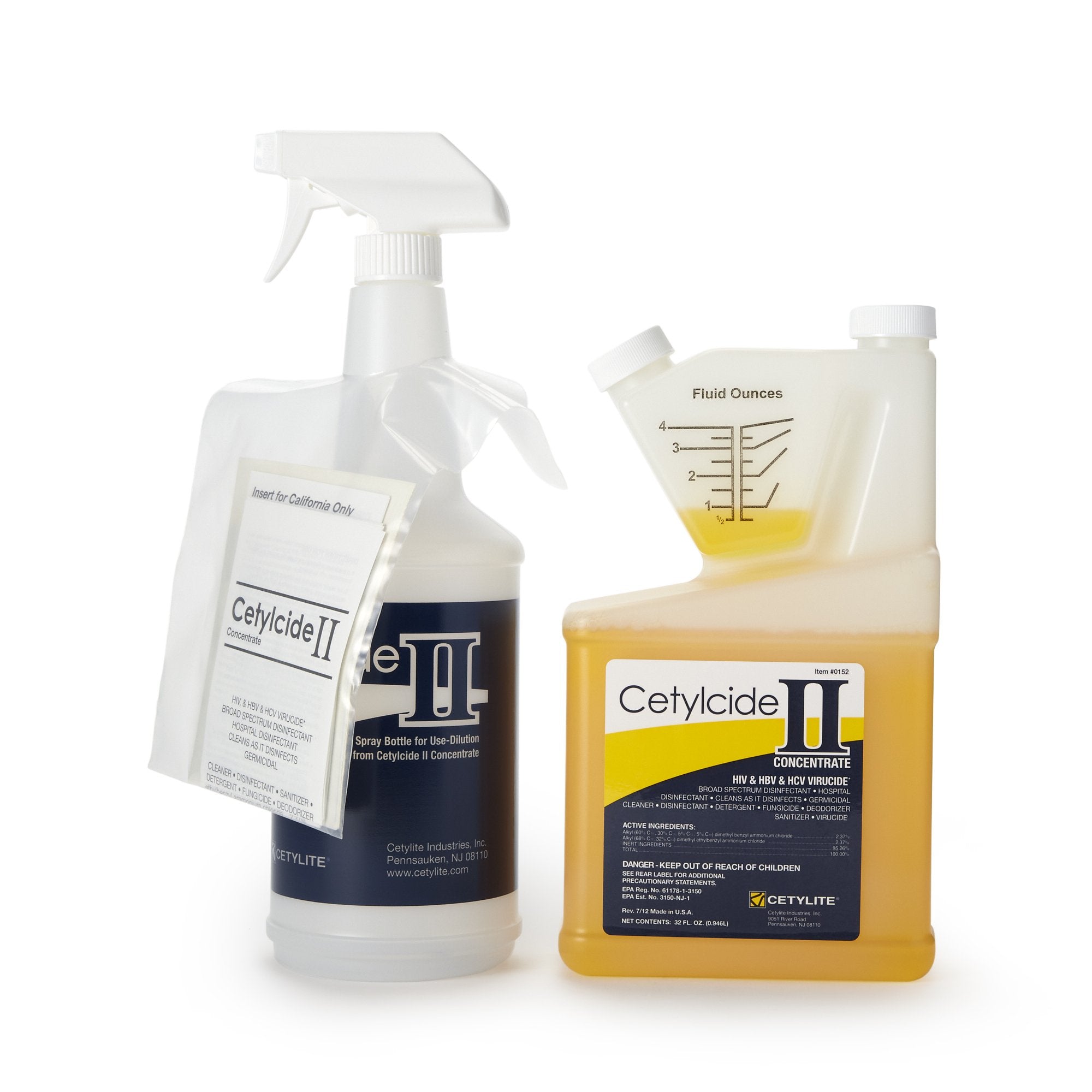 Cetylcide-II® Surface Disinfectant Concentrate, 32 oz. (1 Unit)