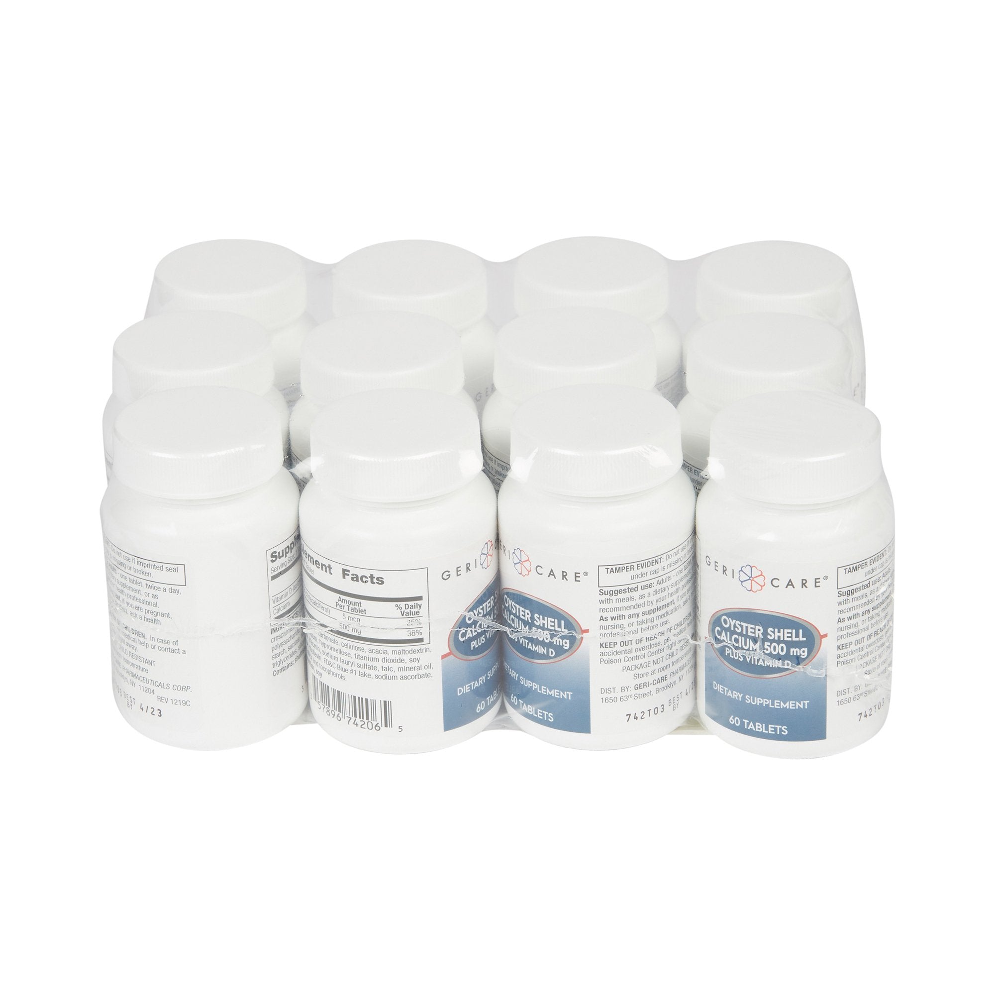 Joint Health Supplement Geri-Care® Oyster Shell 500 mg Strength Tablet 60 per Bottle - image 5