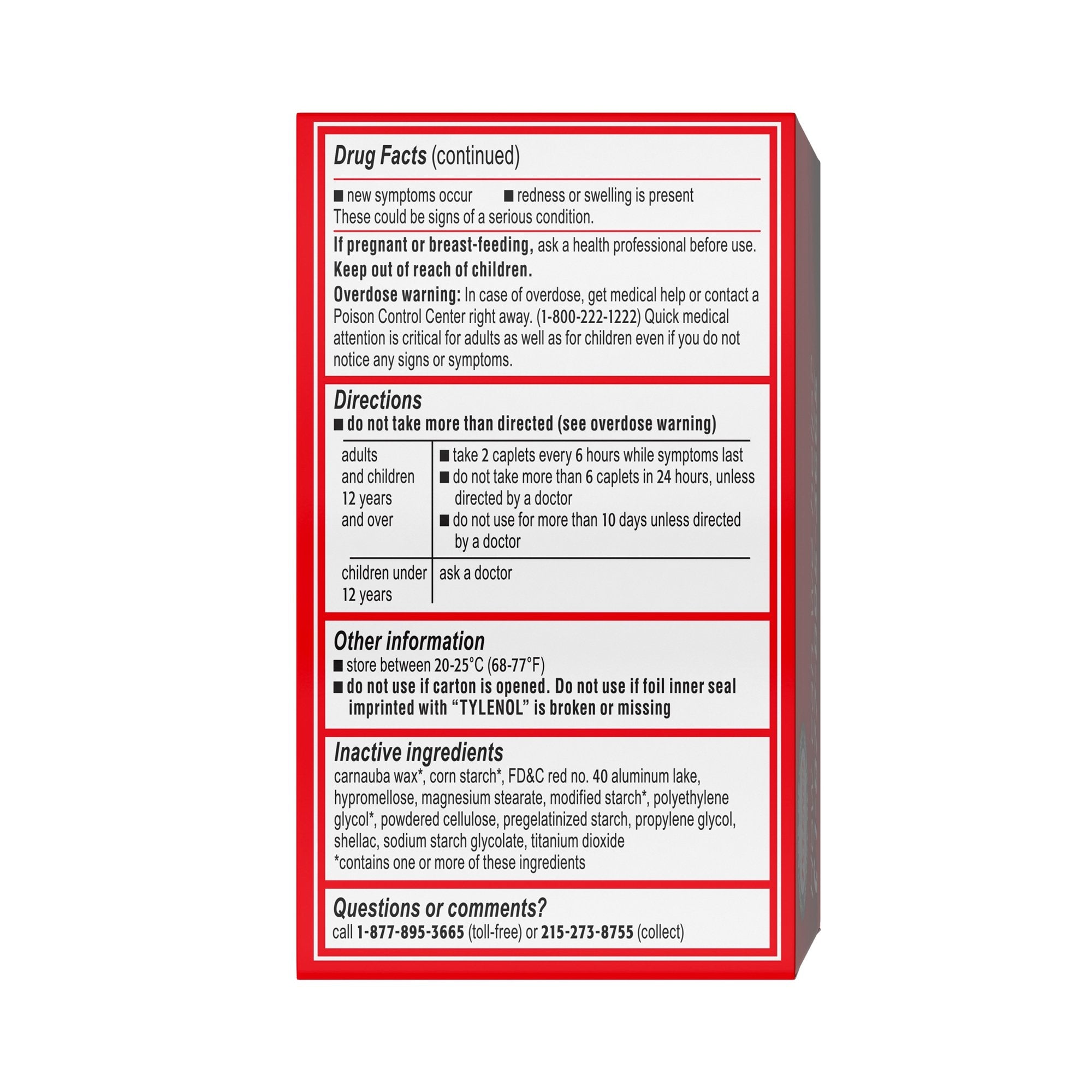 Tylenol® Extra Strength Caplets (48 Units)