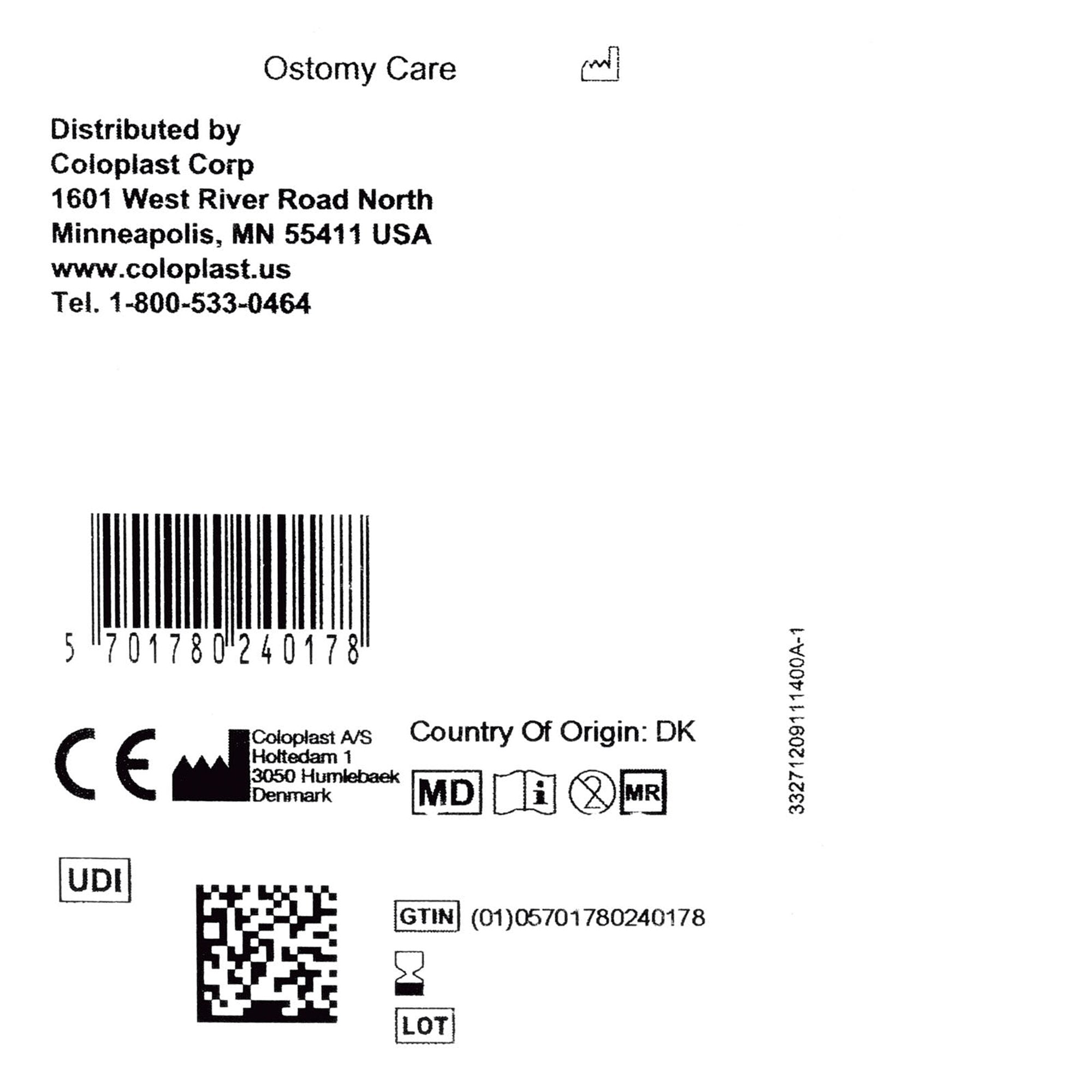 Ostomy Seal Brava® Convex, Starter Hole 1 Inch (25mm) (10 Units)