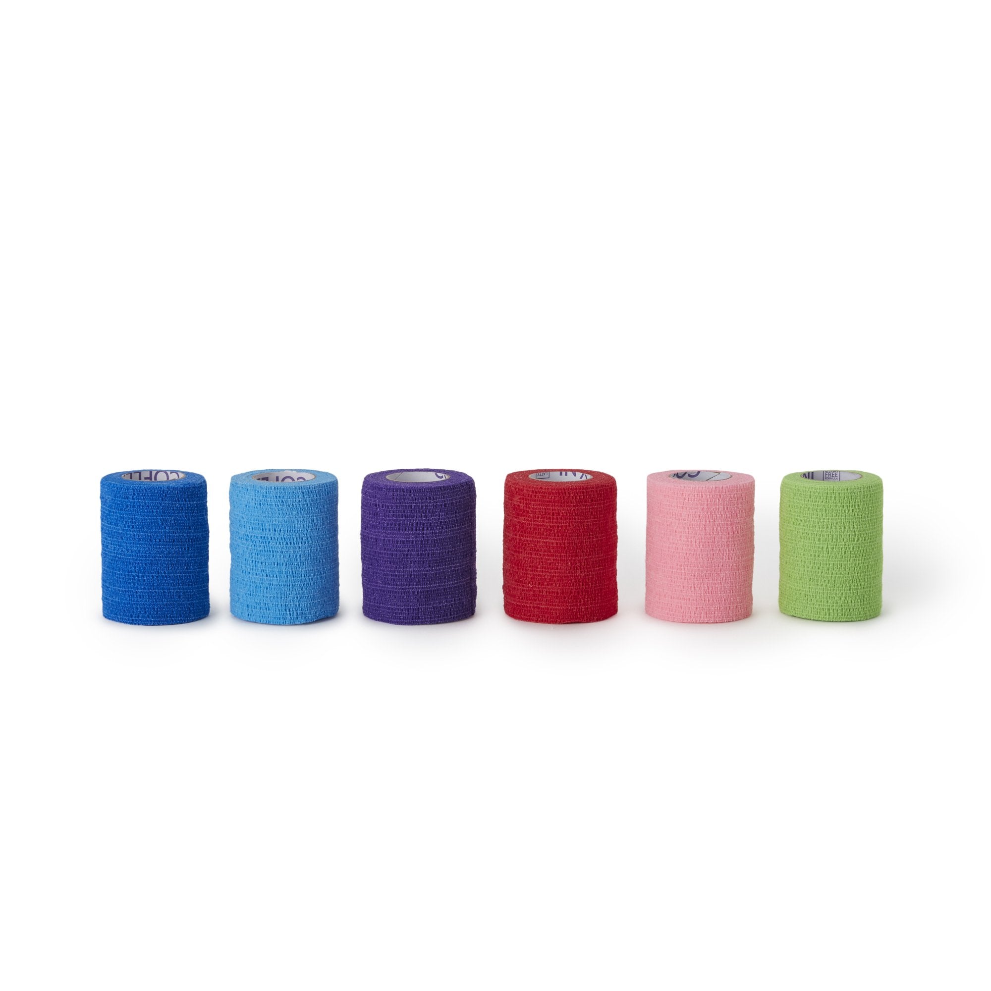 Cohesive Bandage CoFlex® NL 3 Inch X 5 Yard Self-Adherent Closure Neon Pink / Blue / Purple / Light Blue / Neon Green / Red NonSterile 12 lbs. Tensile Strength