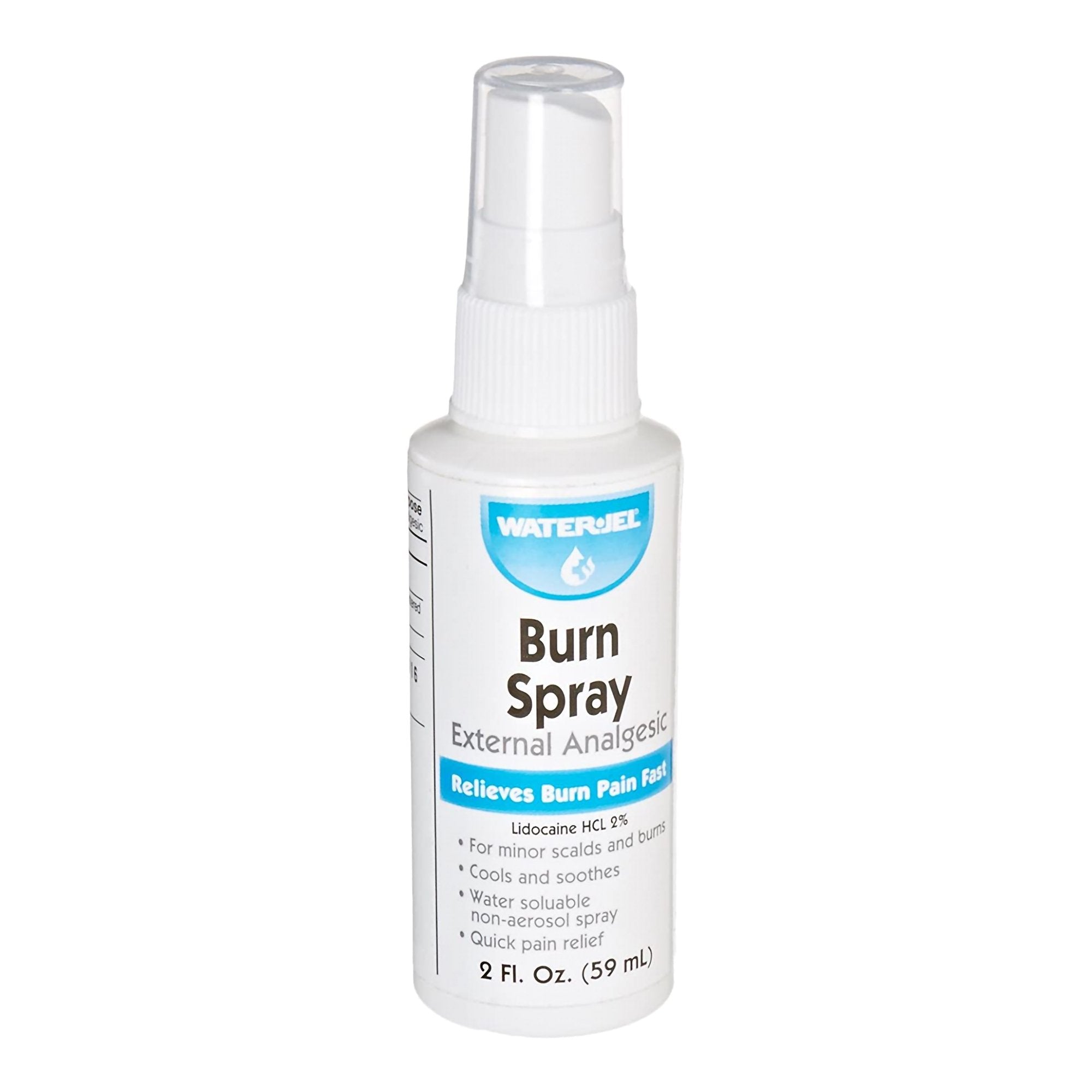 Burn Relief Lidocaine HCl Water Jel® Burn Spray Topical Liquid 2 oz. Spray Bottle - image 2