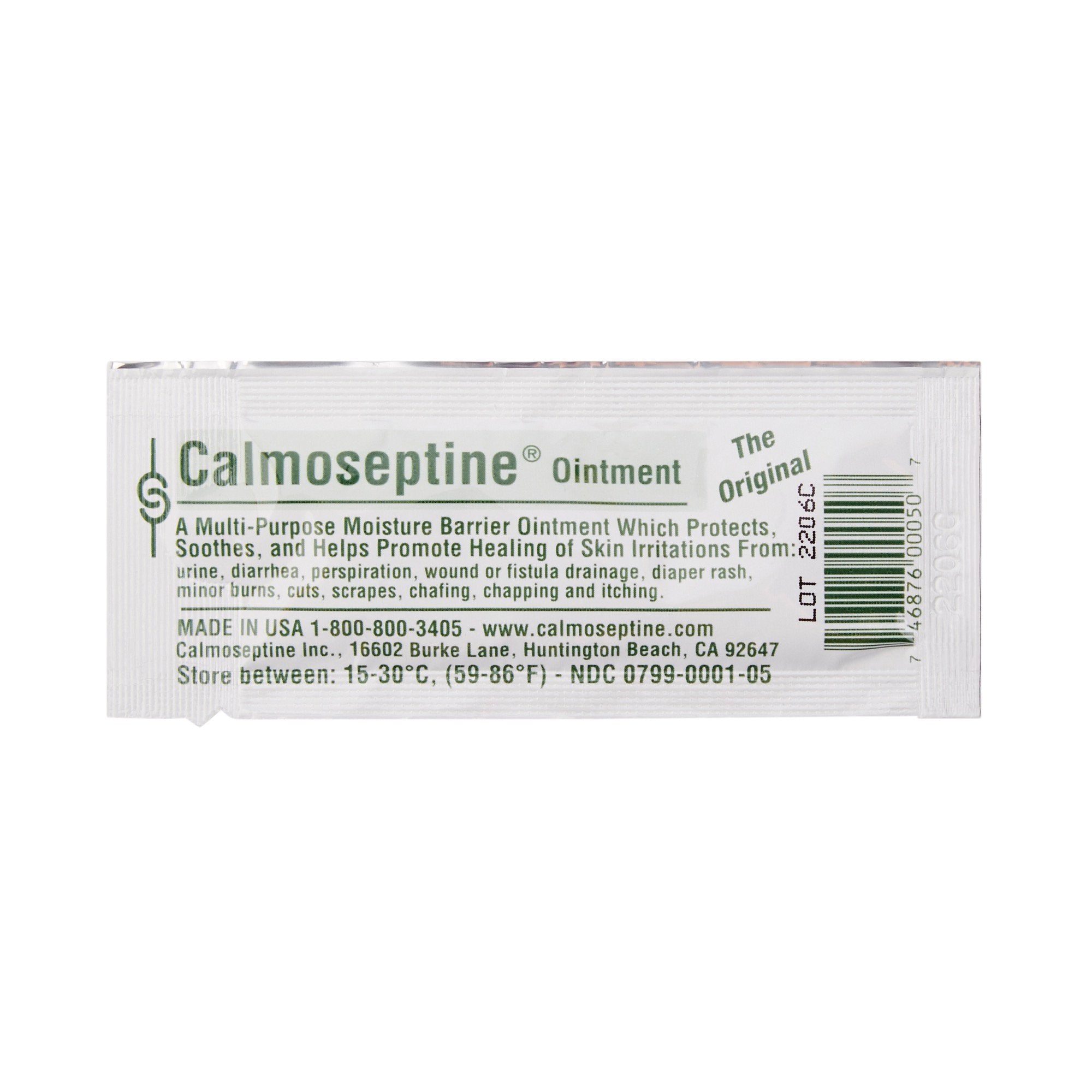Skin Protectant Calmoseptine® 0.125 oz. Individual Packet Menthol Scent Ointment - image 4