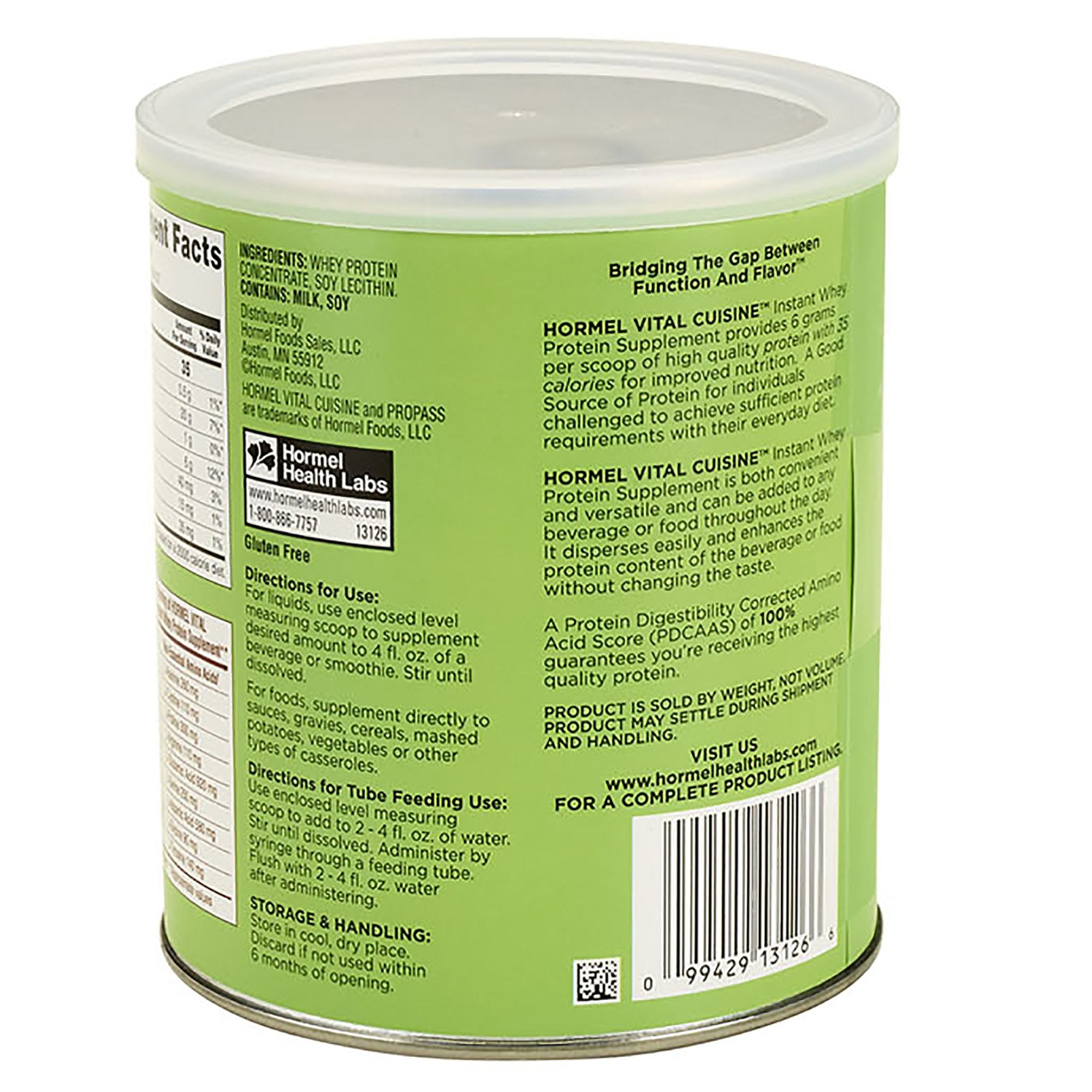 Oral Supplement Hormel Vital Cuisine® PROPASS® Unflavored Powder 7.5 oz. Can - image 5