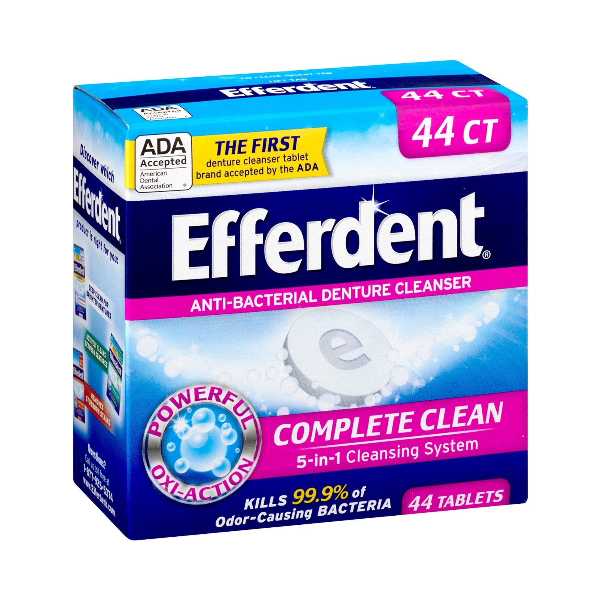 Efferdent® Denture Cleaner, 44 Tablets per Box (44 Units)